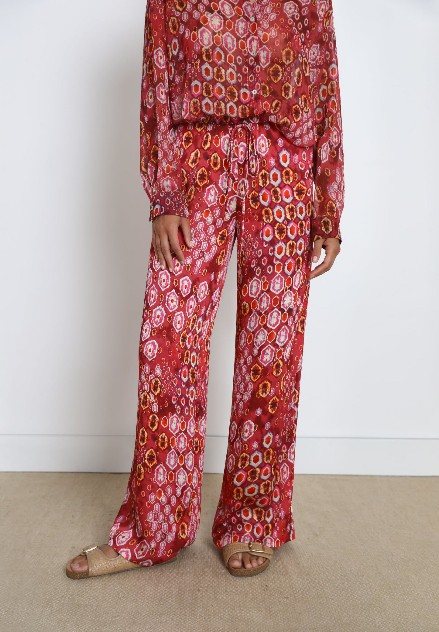FLOWING ETHNIC TROUSERS