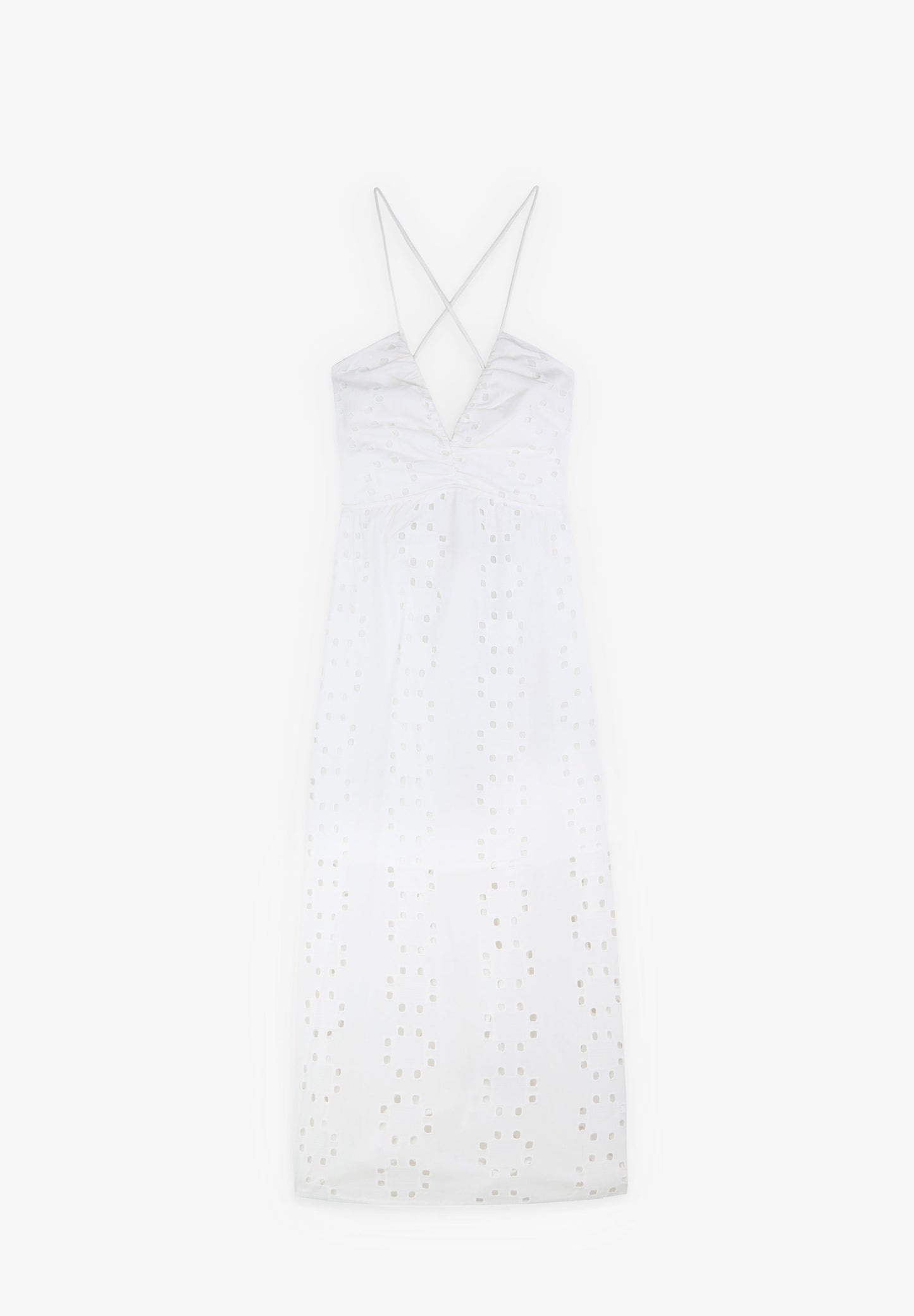 BRODERIE ANGLAISE MIDI DRESS
