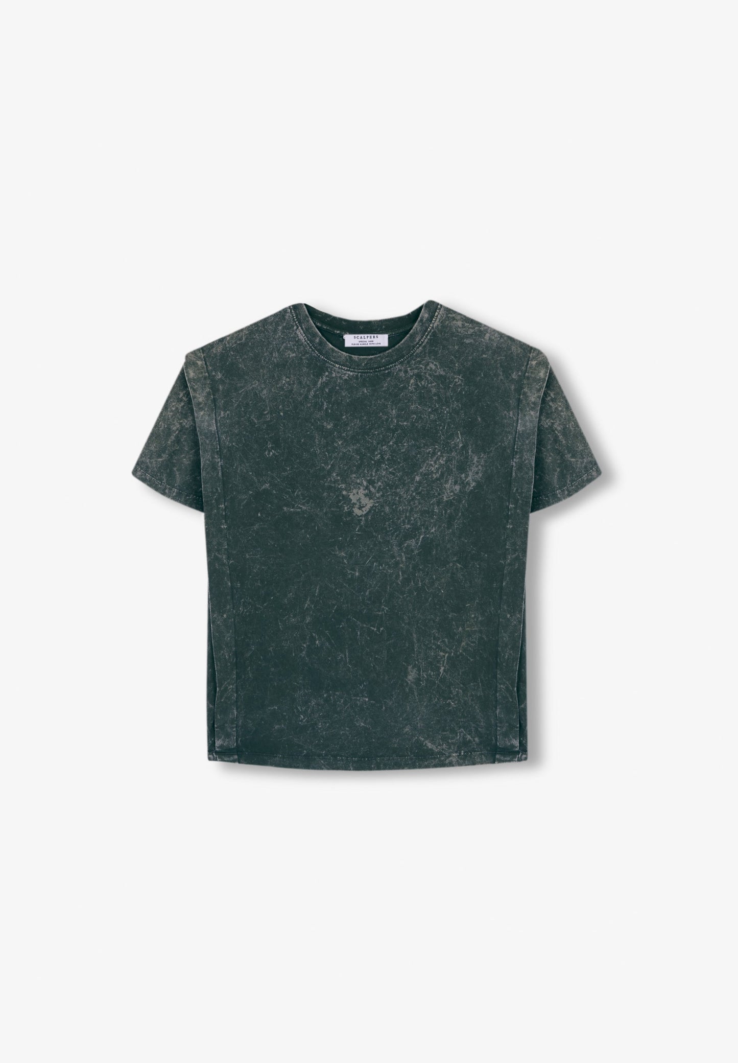 T-SHIRT WITH CRISTAL SKULL ON BACK