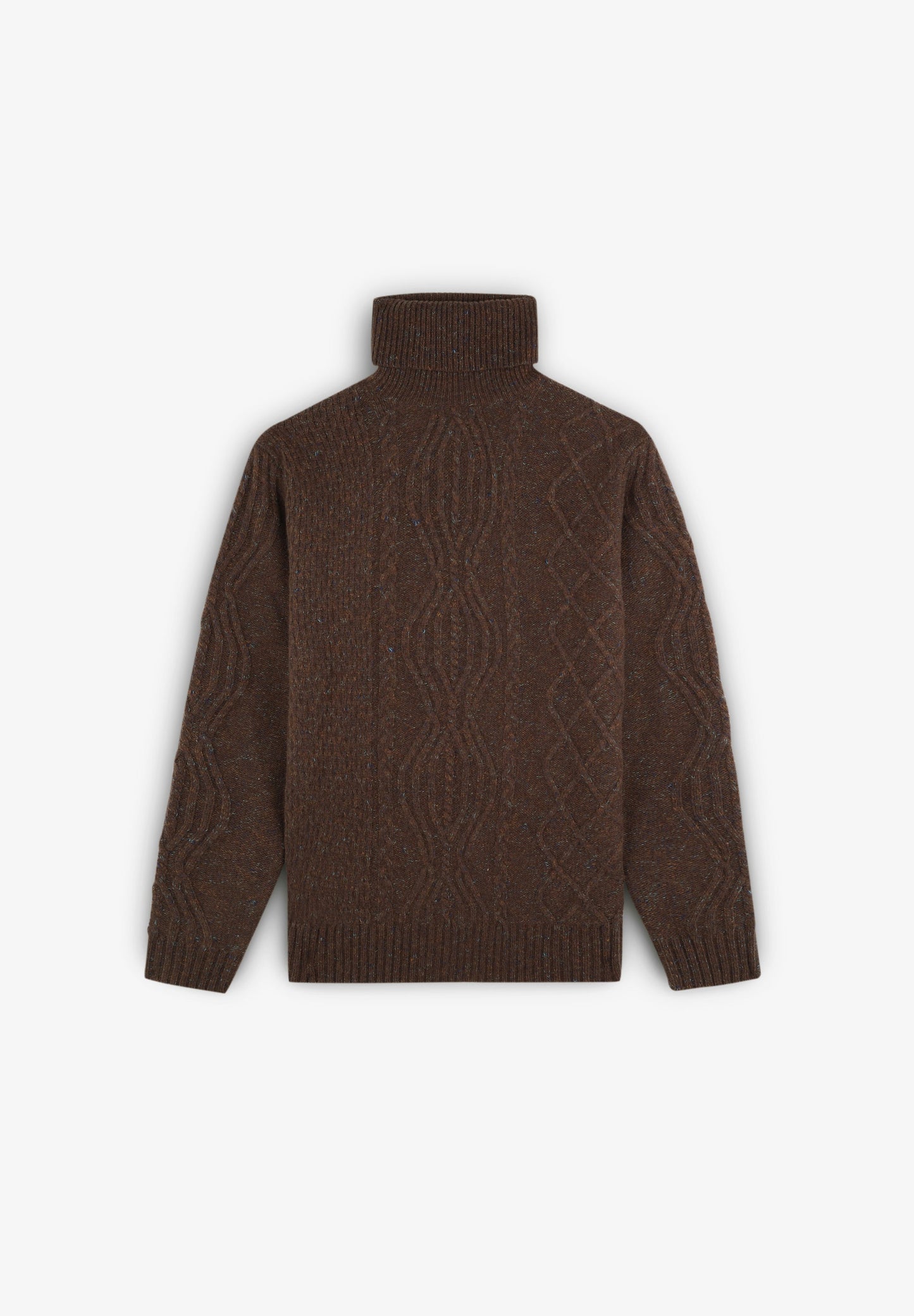MERINO WOOL TURN-DOWN COLLAR SWEATER