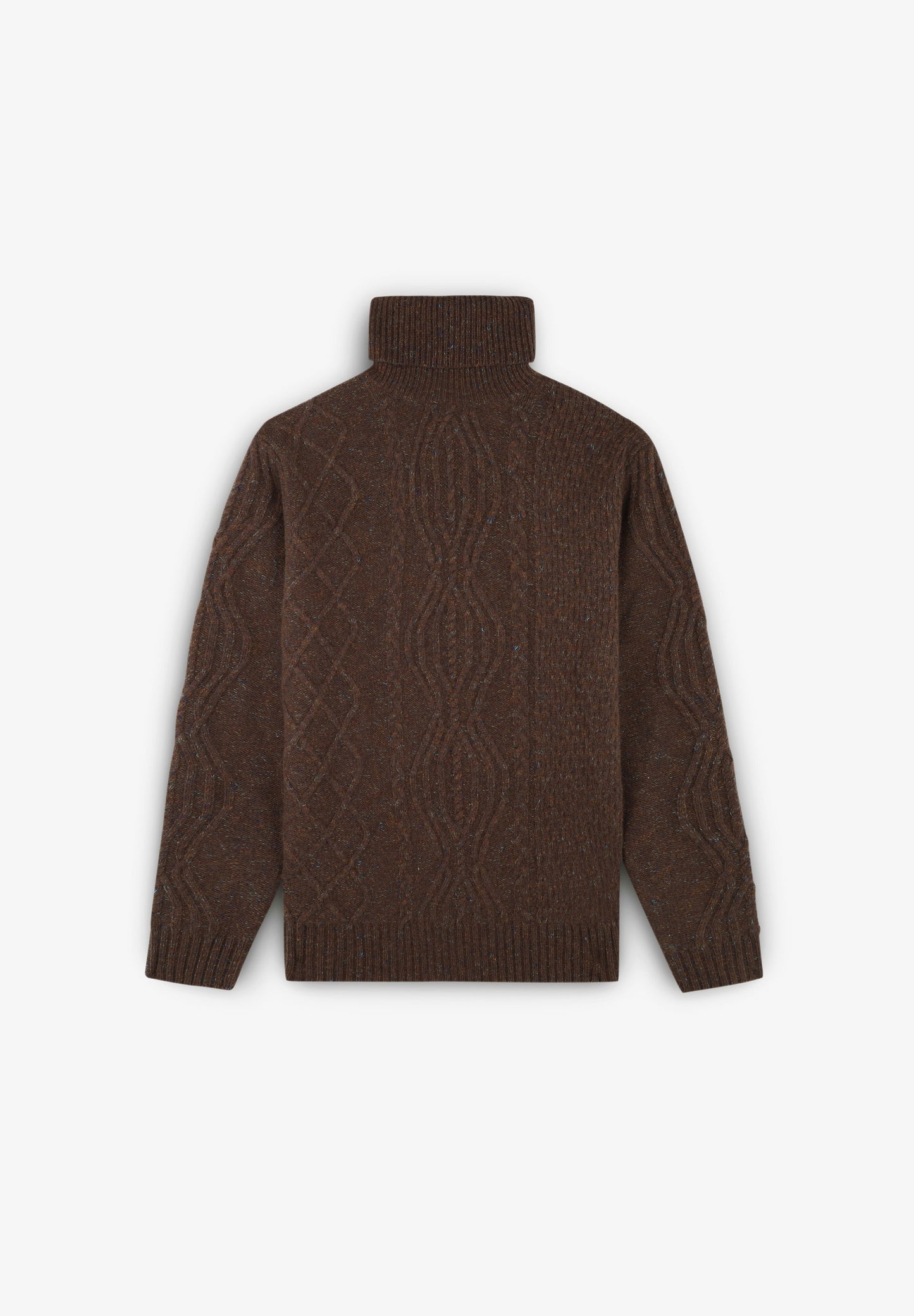 MERINO WOOL TURN-DOWN COLLAR SWEATER