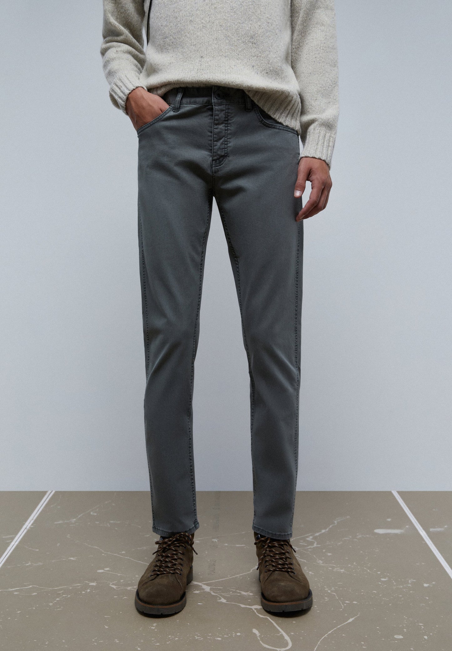 FIVE-POCKET TROUSERS