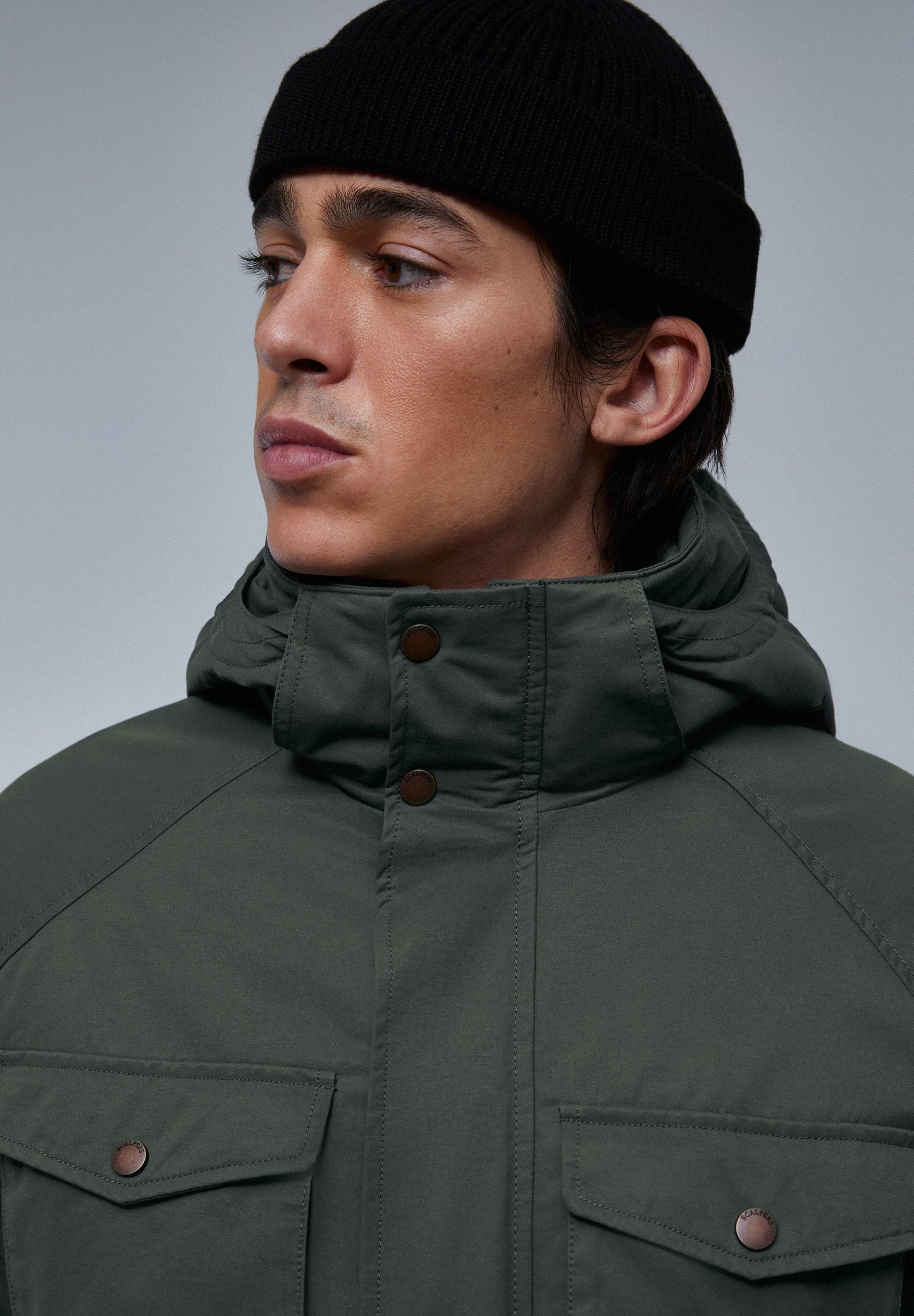 WATER REPELLENT PARKA WITH POCKETS