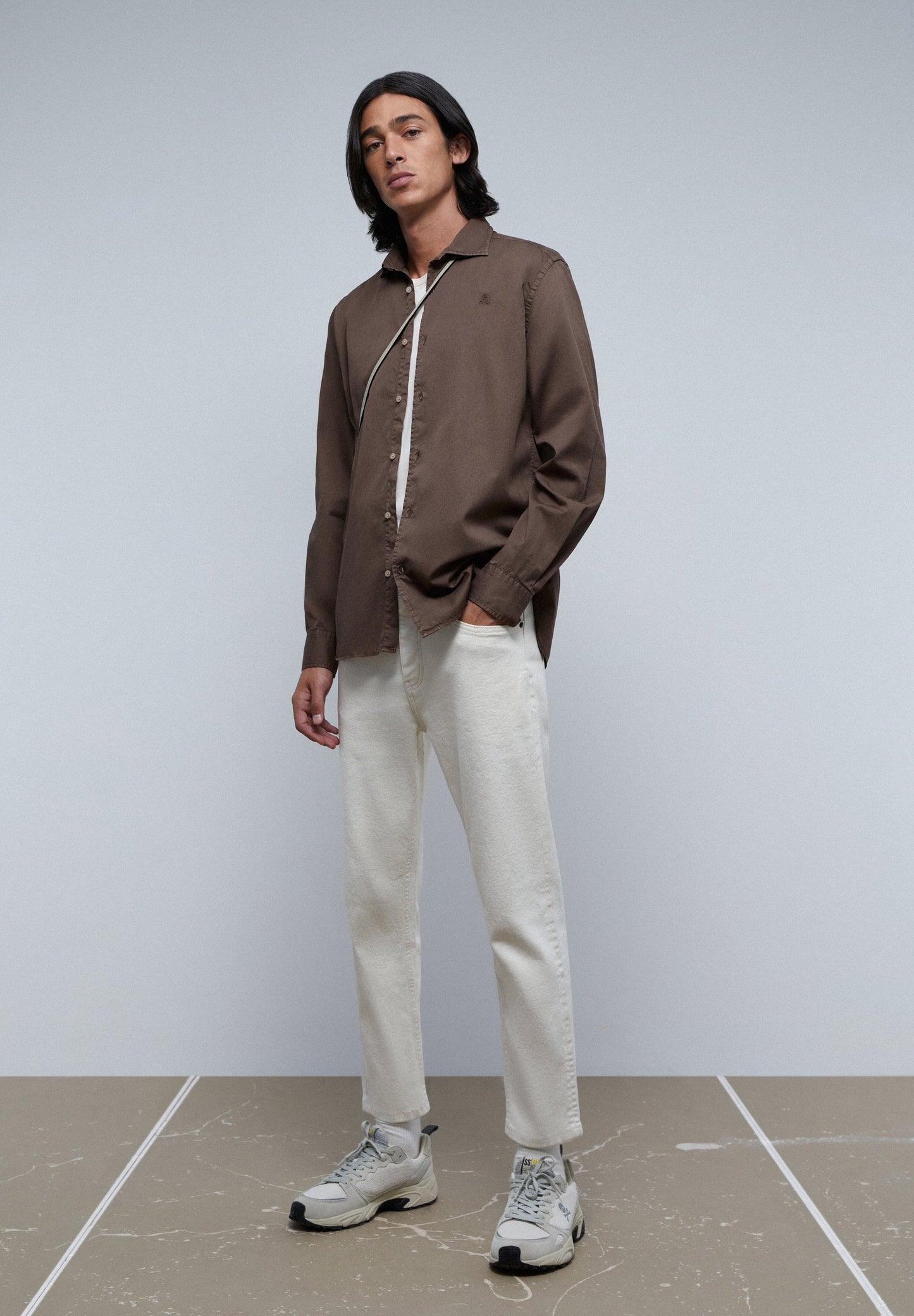 FADED SHIRT WITH SKULL