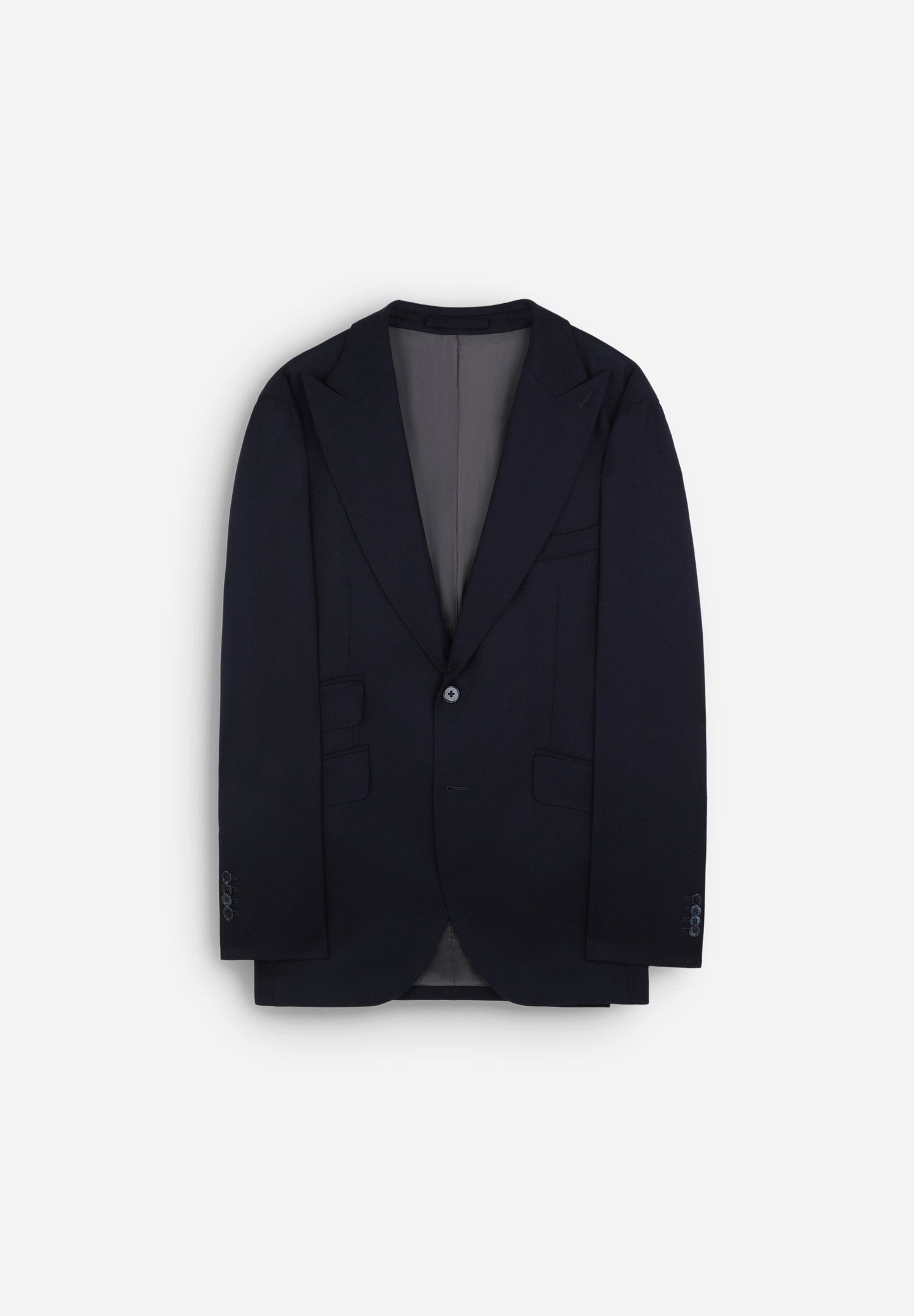 PREMIUM NAVY BLUE WOOL SUIT