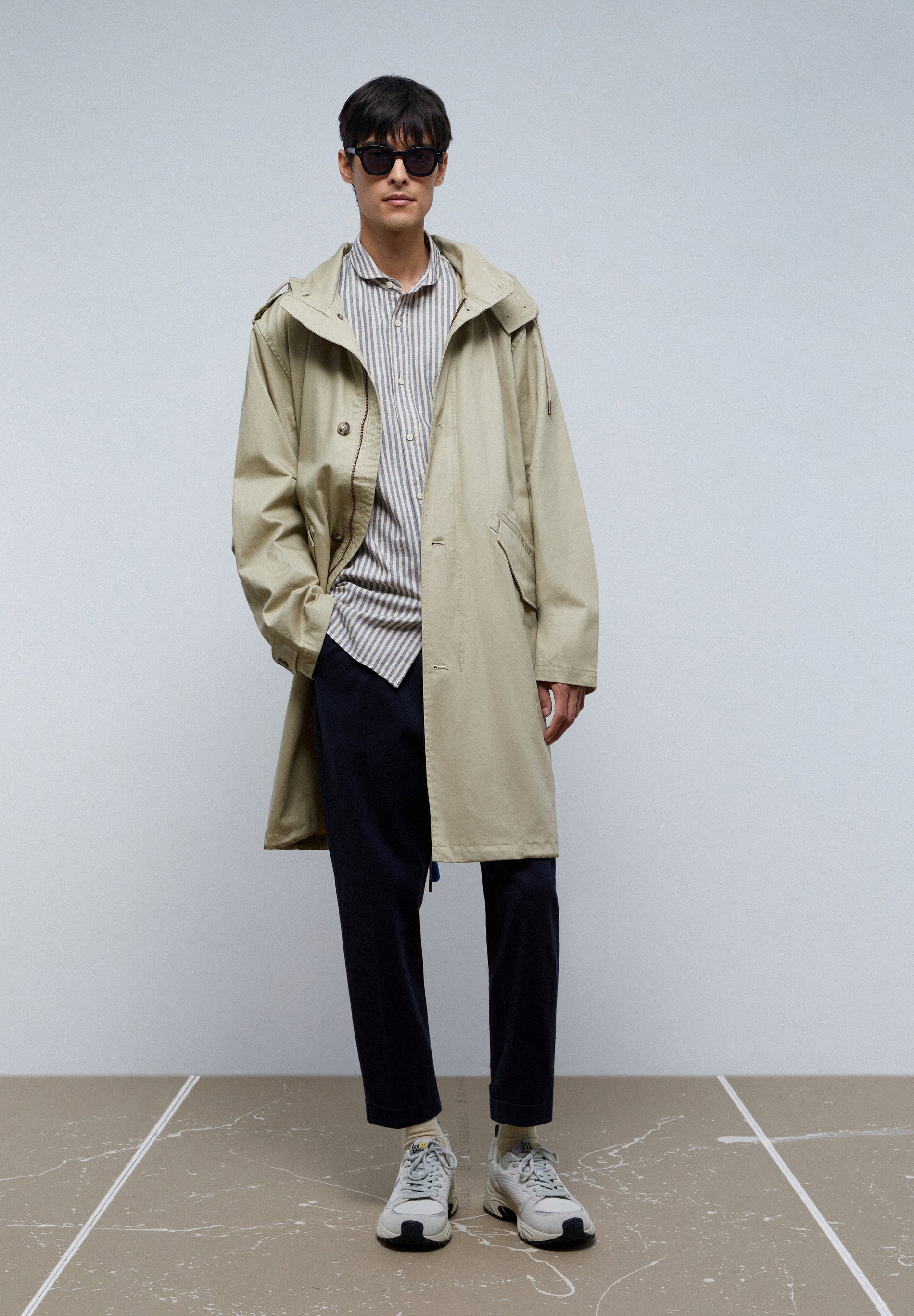 PREMIUM COTTON TRENCH