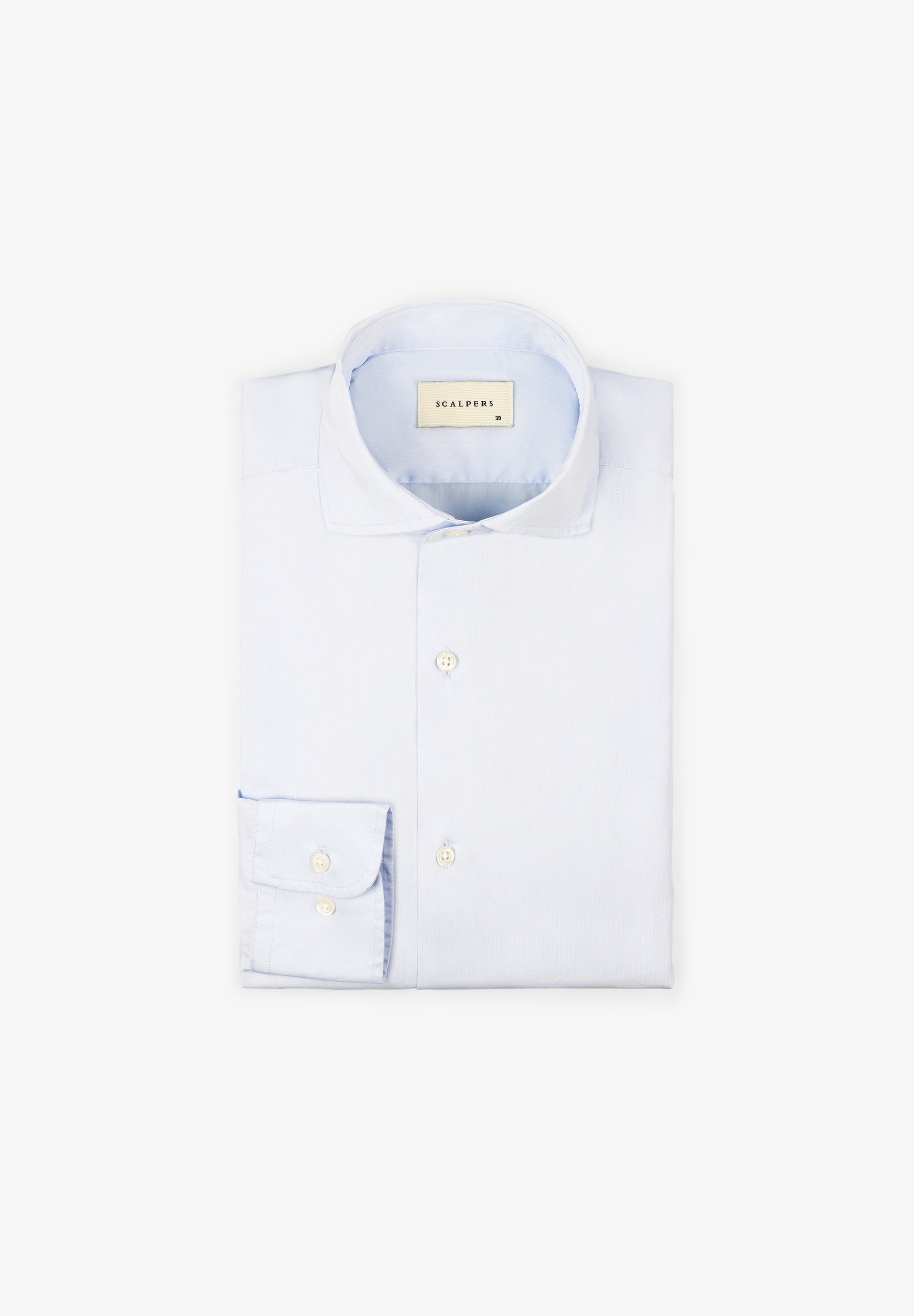 MIXED CUFF DRESS SHIRT