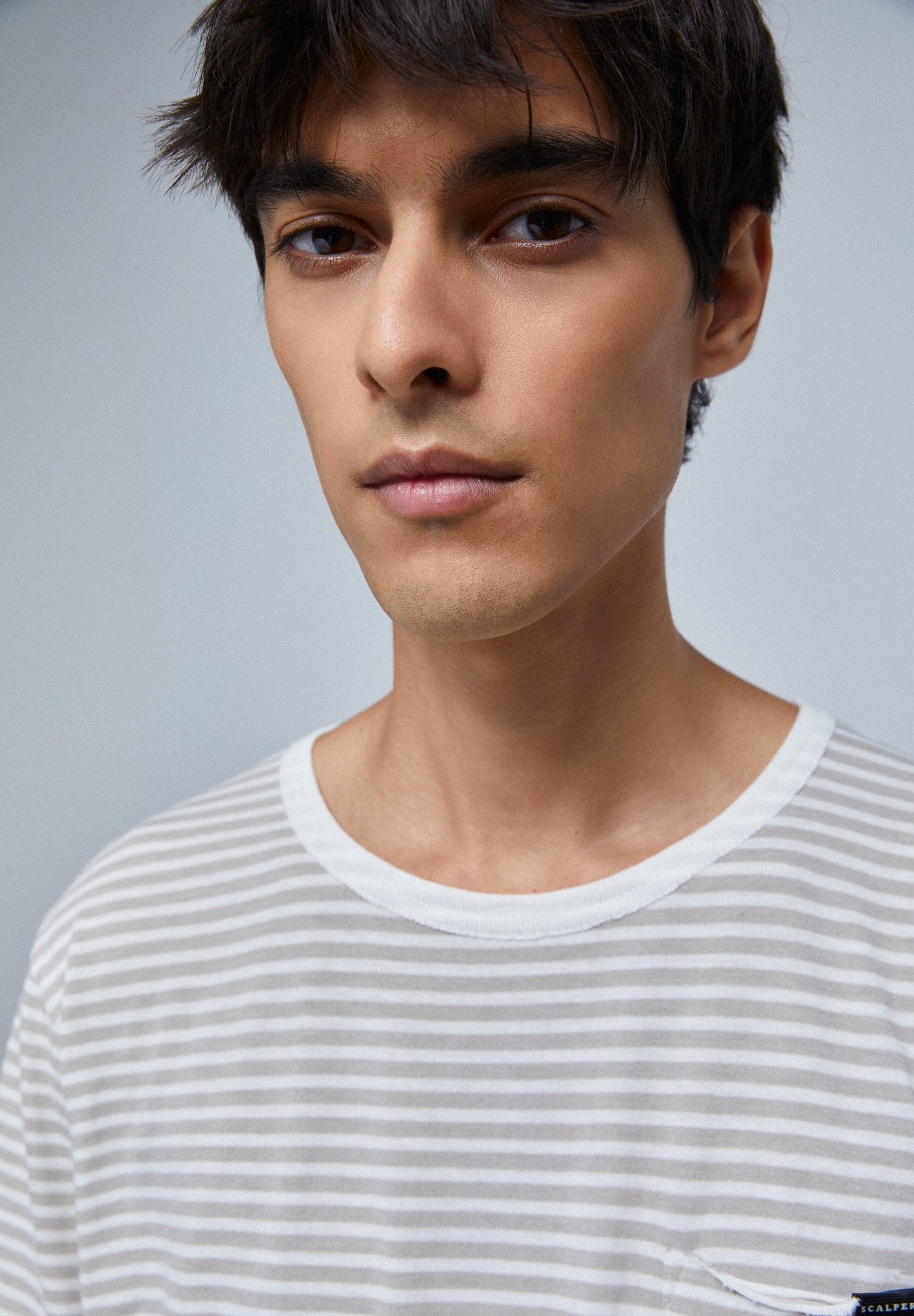 STRIPED T-SHIRT WITH POCKET