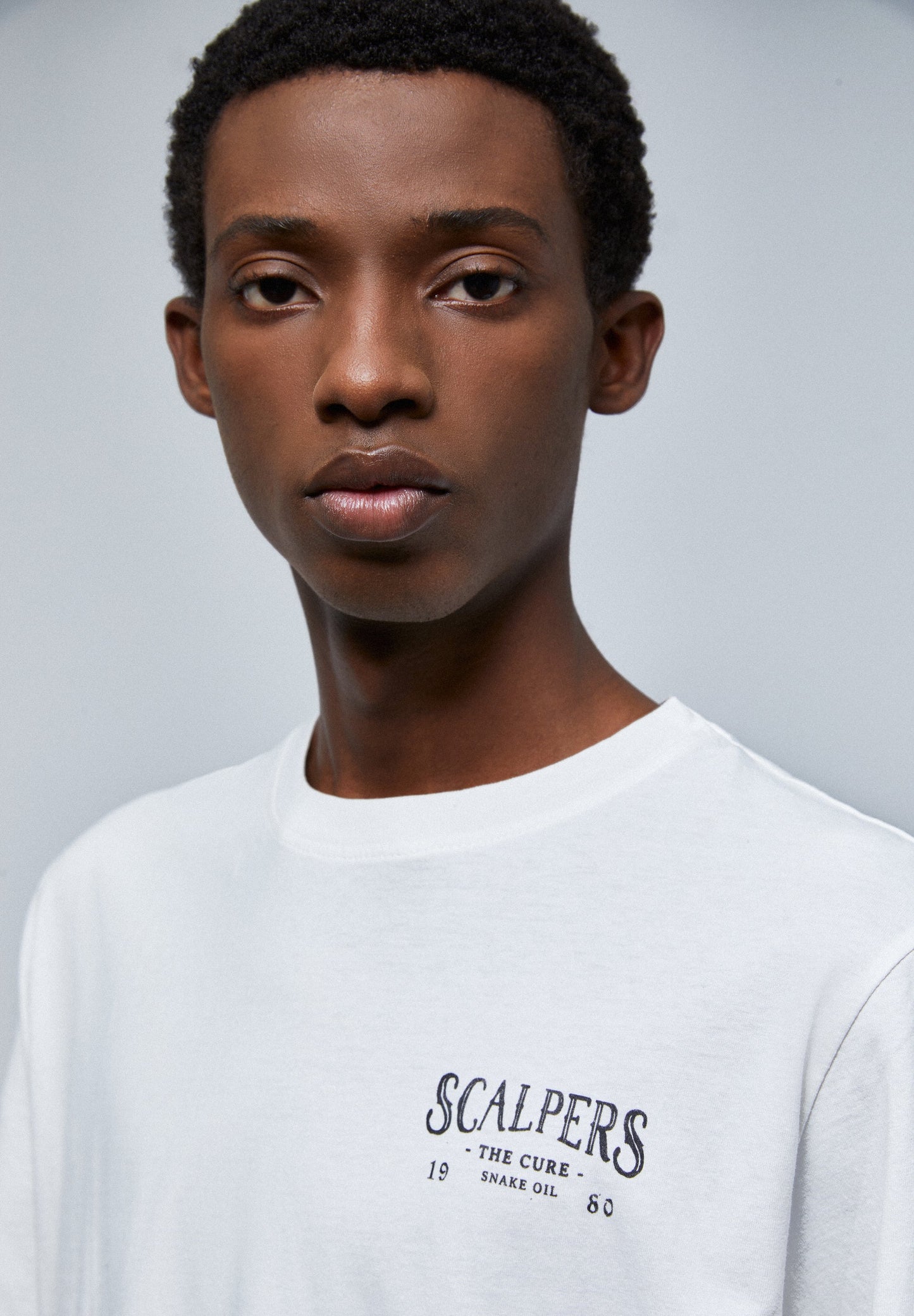 FADED T-SHIRT WITH BACK PRINT