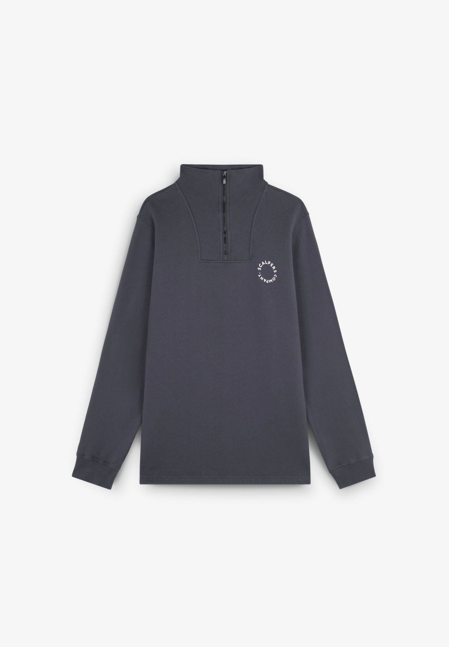 ZIP NECK SWEATSHIRT