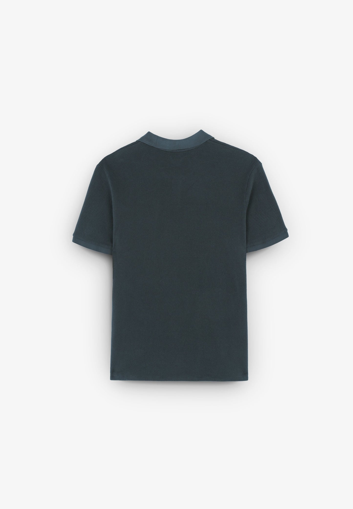 TEXTURED POLO SHIRT WITH SKULL