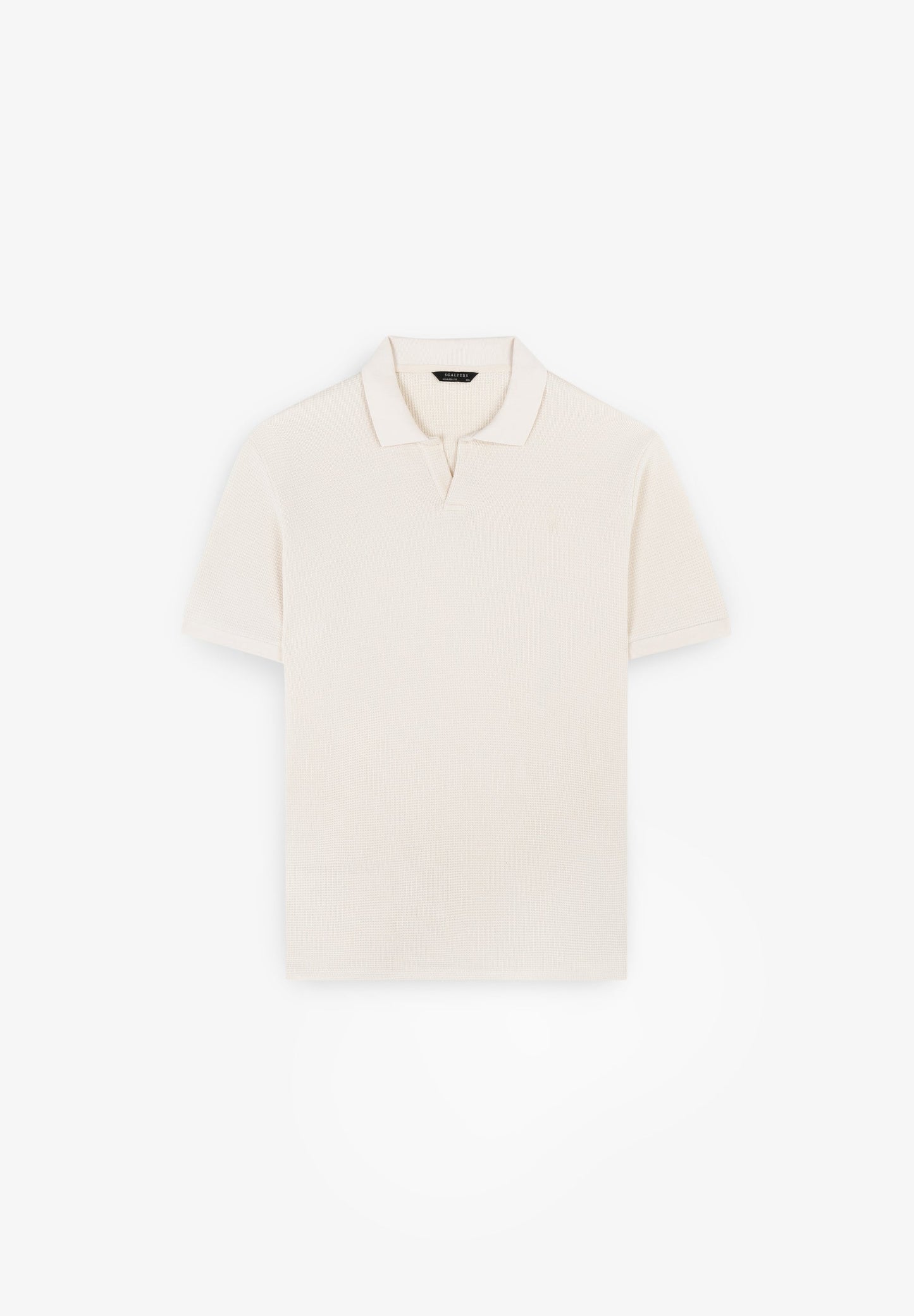 TEXTURED POLO SHIRT WITH SKULL