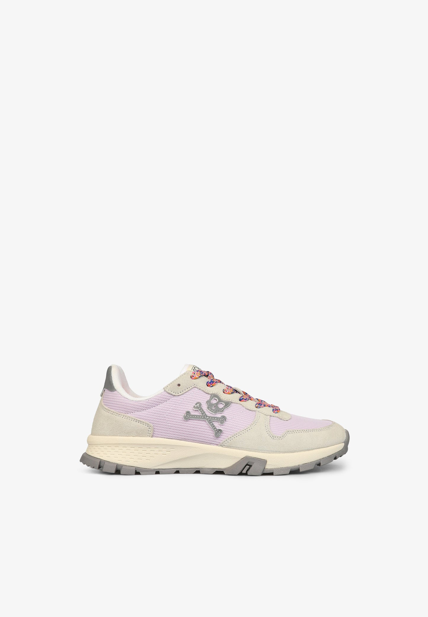 SKULL SNEAKERS WITH TRACK SOLE