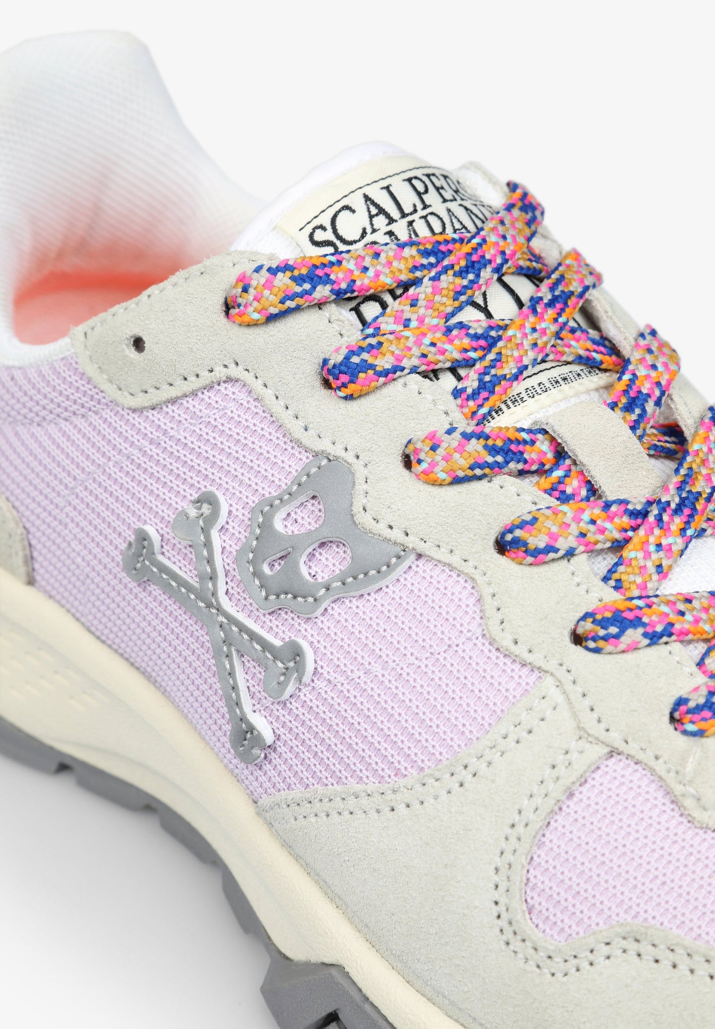 SKULL SNEAKERS WITH TRACK SOLE