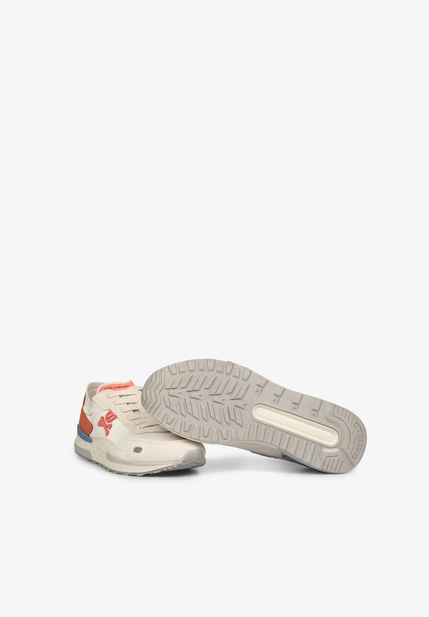 THREE-TONE SUEDE SNEAKERS