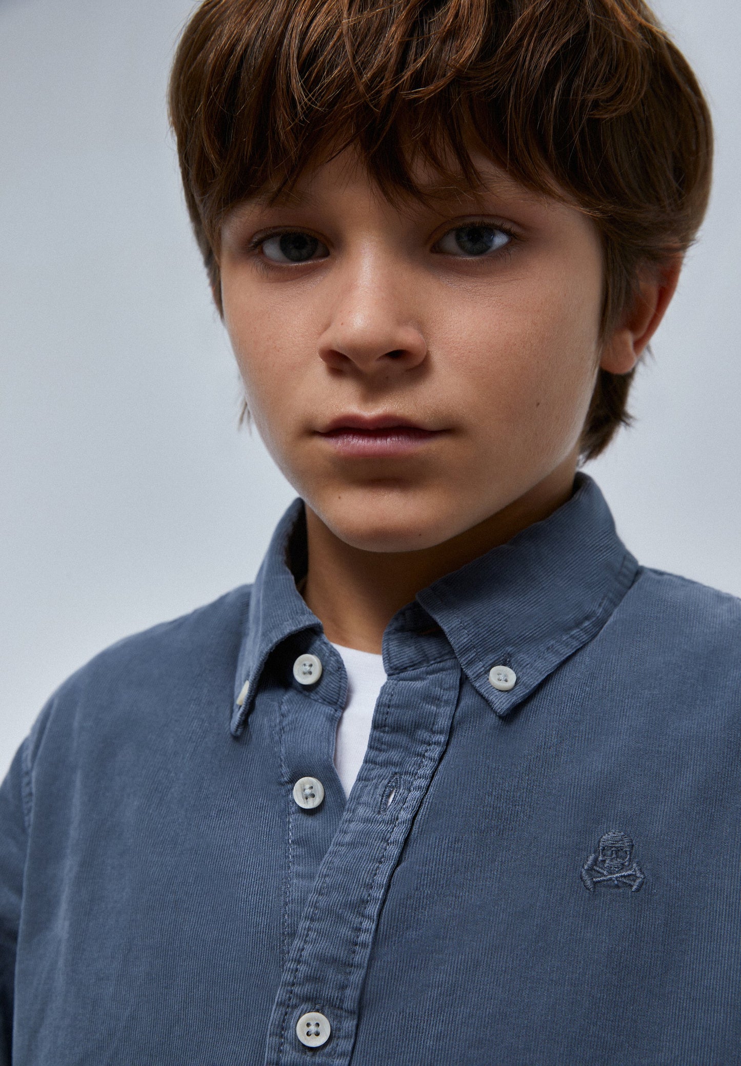 MICRO CORDUROY SKULL SHIRT