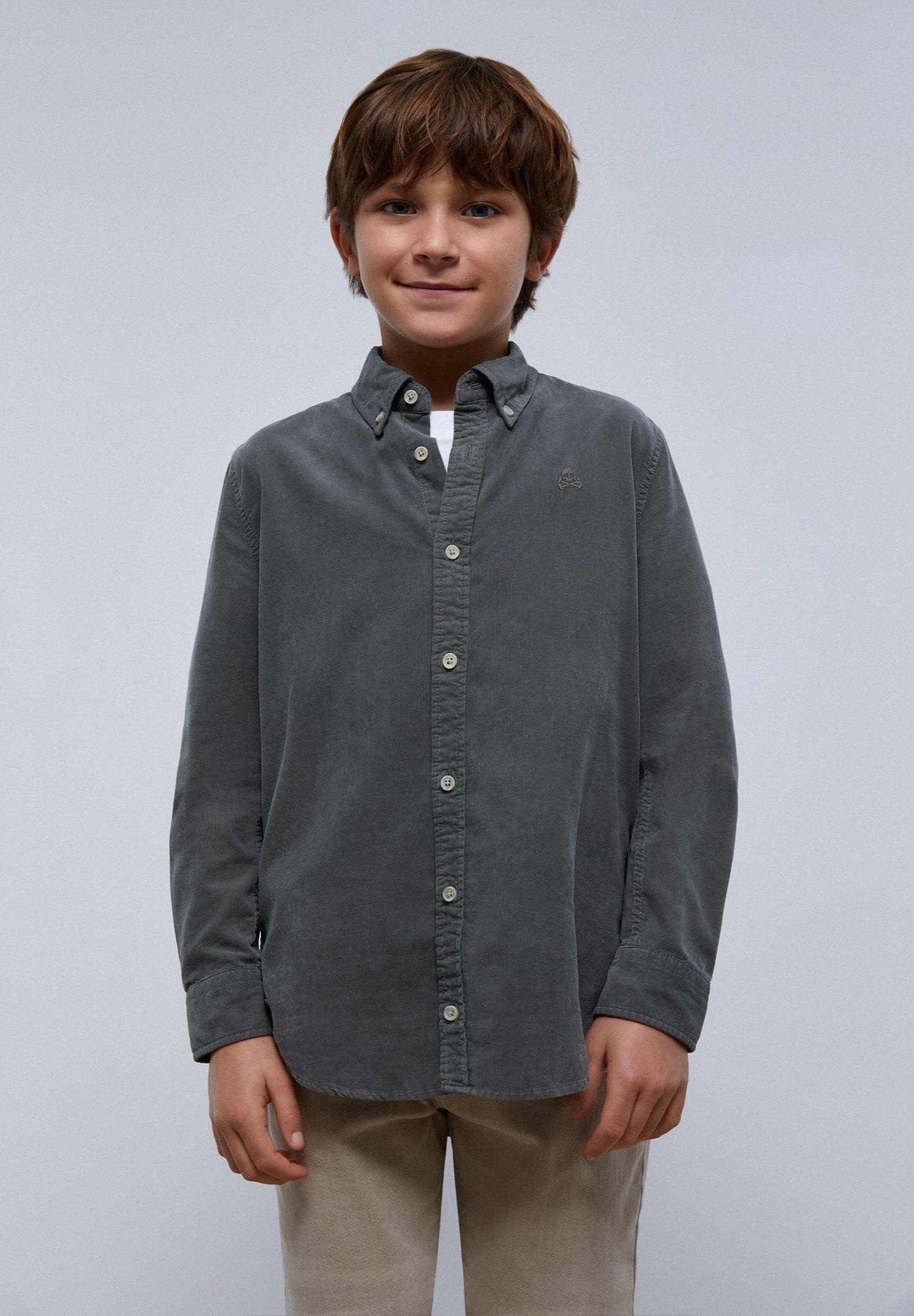 MICRO CORDUROY SKULL SHIRT