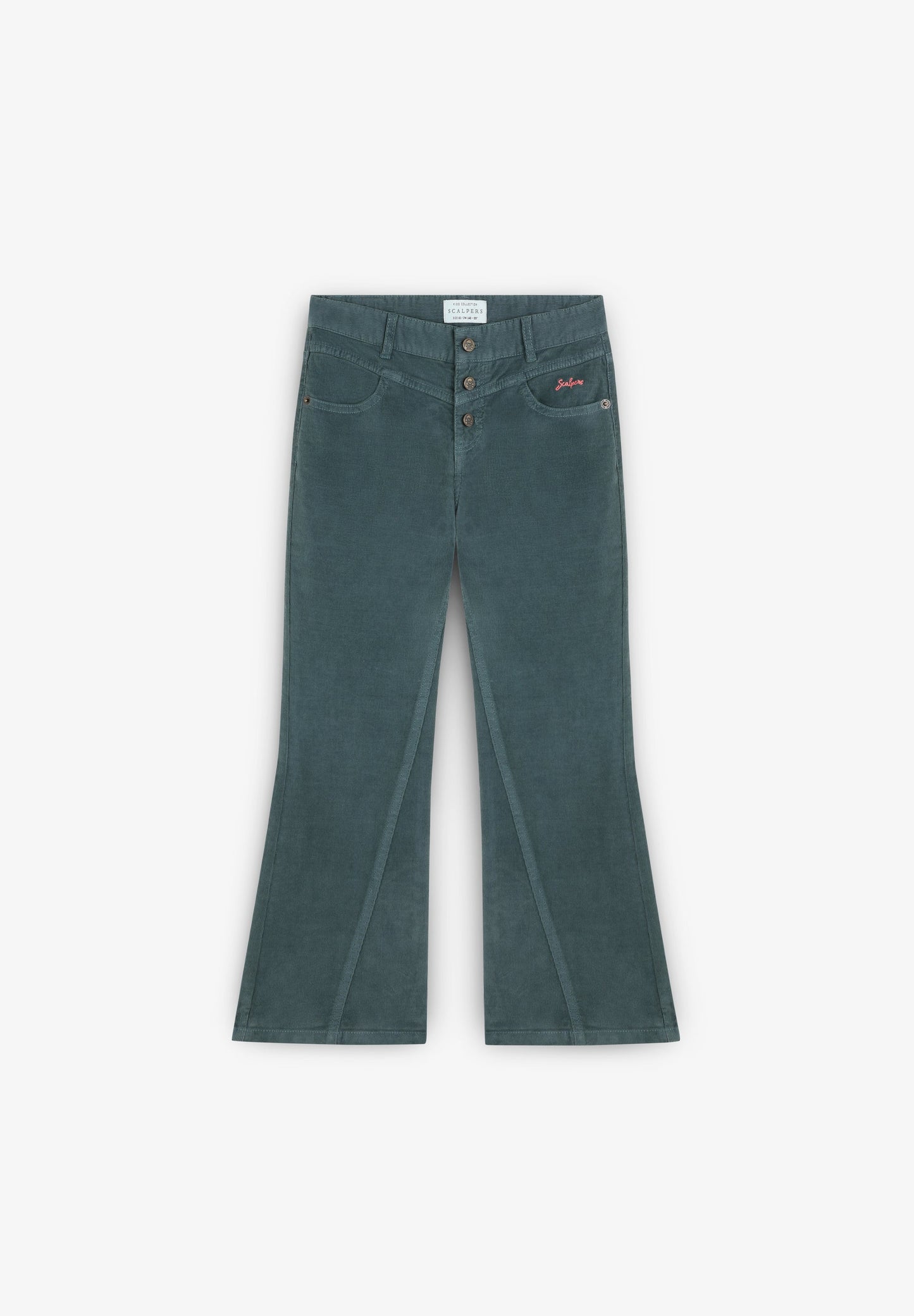 MICRO CORDUROY FLARED TROUSERS