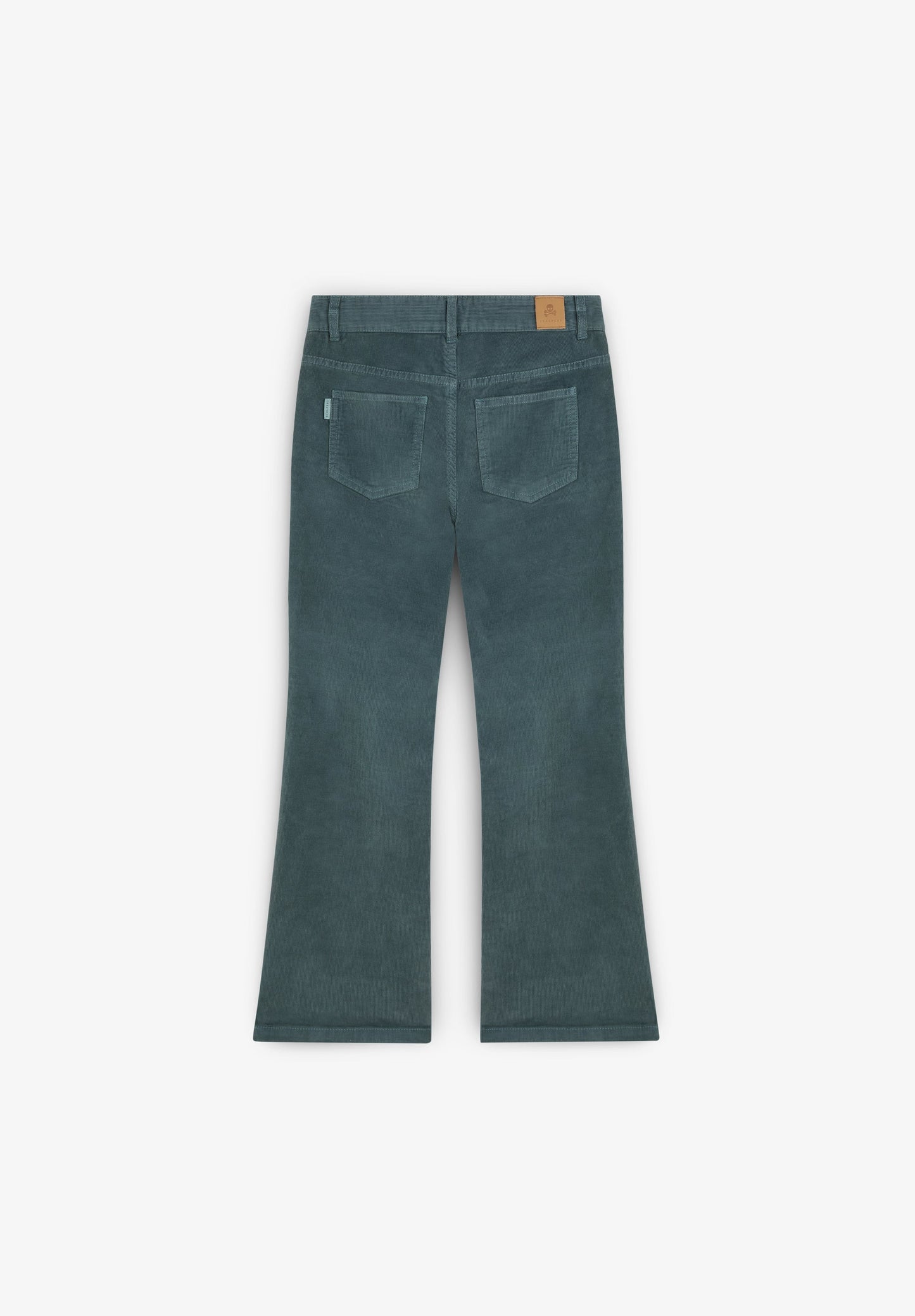 MICRO CORDUROY FLARED TROUSERS