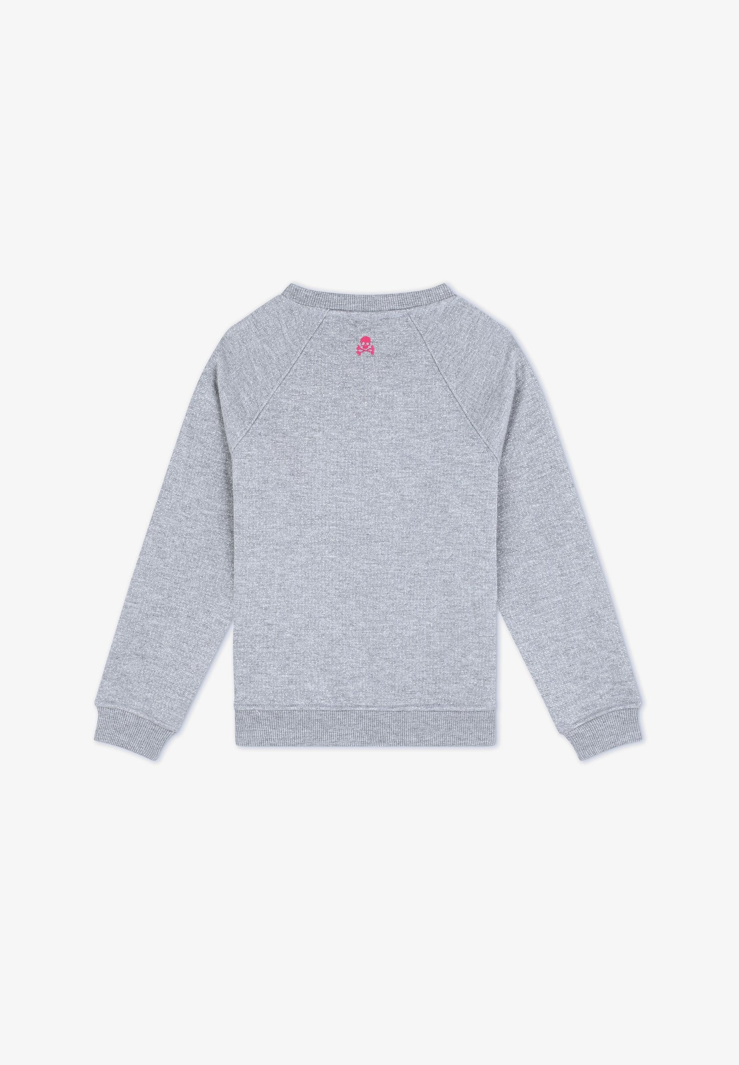 RAGLAN SLEEVE LUREX SWEATSHIRT
