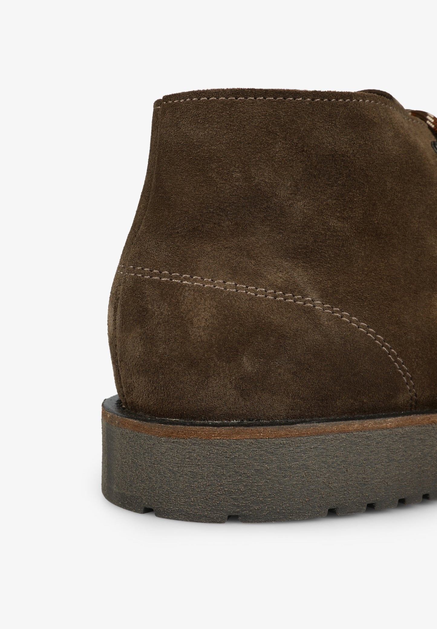 SUEDE LACE-UP ANKLE BOOTS