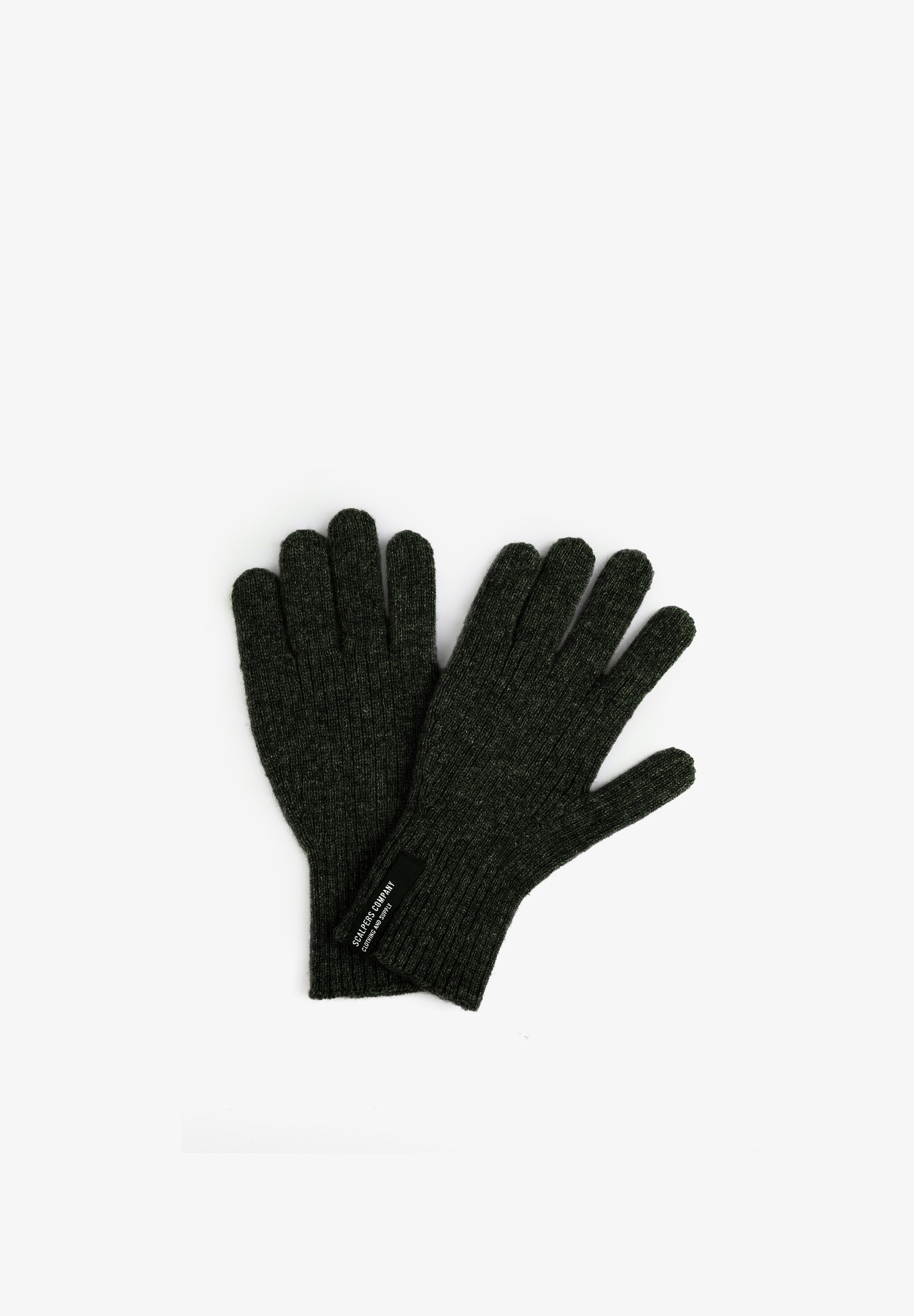 RIBBED KNIT GLOVES