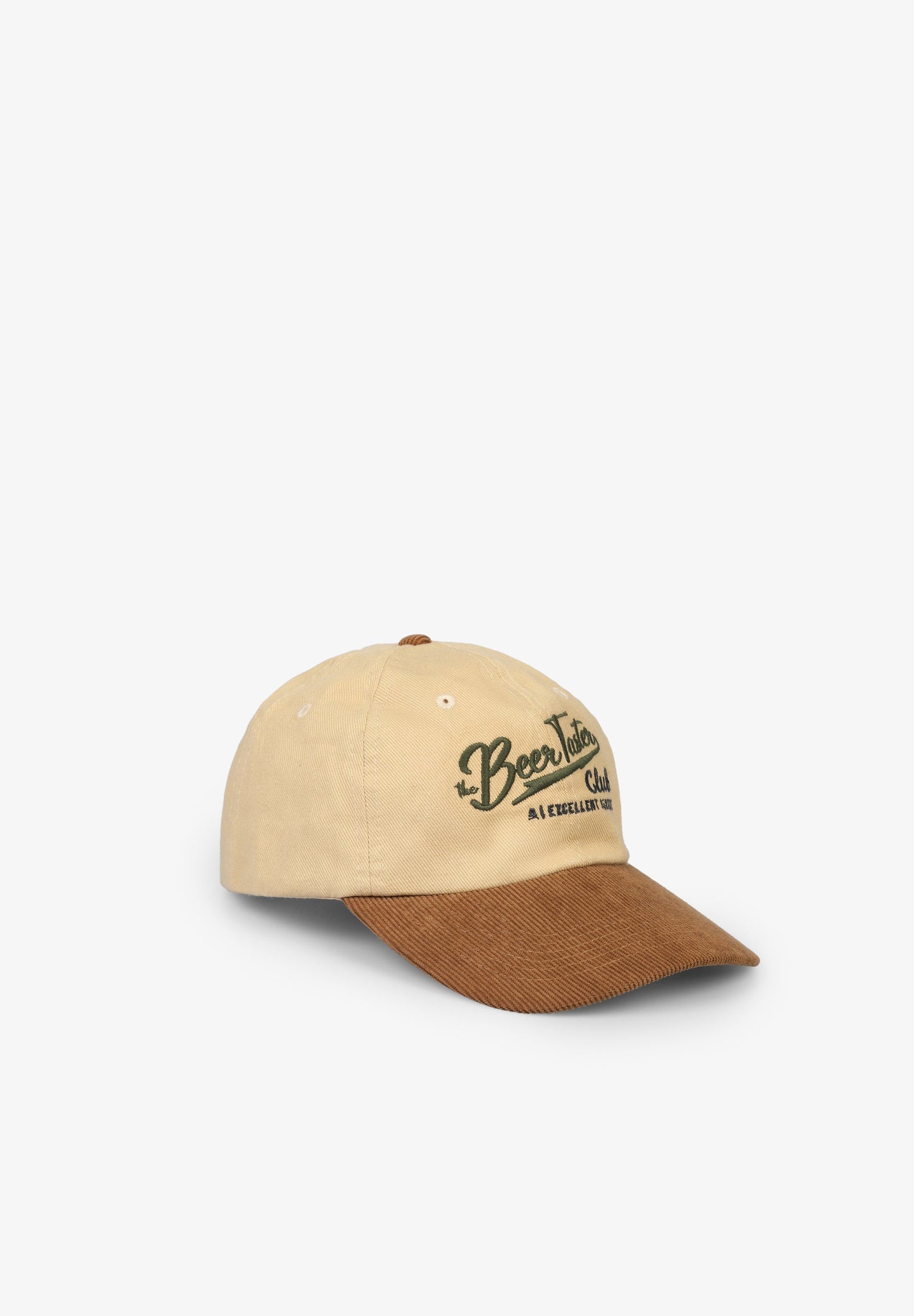 CAP WITH CORDUROY DETAILS
