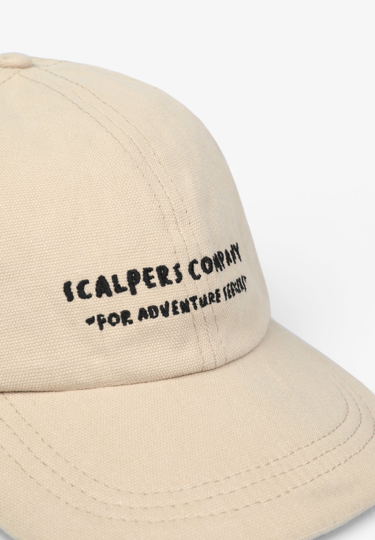 CANVAS CAP WITH EMBROIDERED LOGO