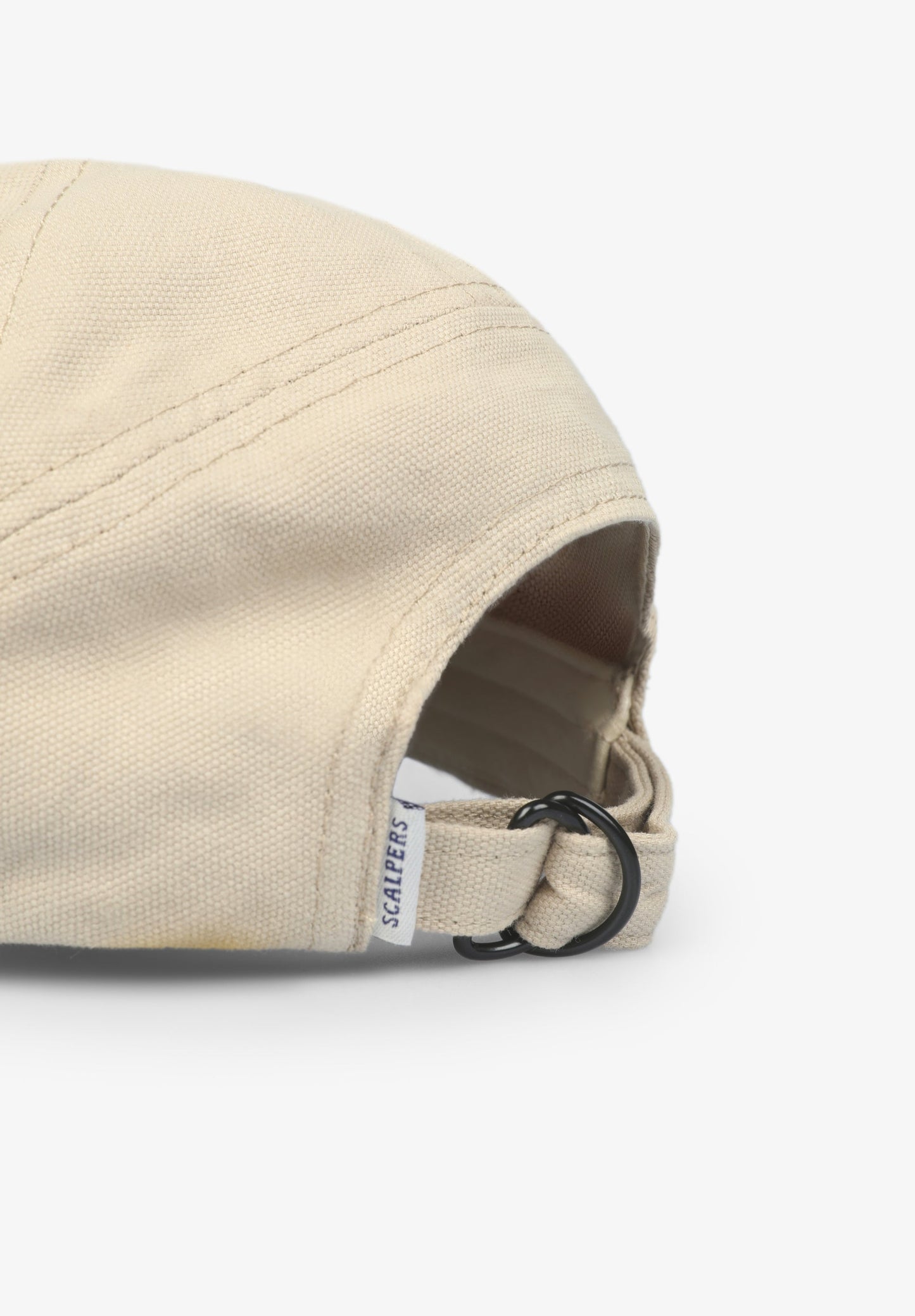 CANVAS CAP WITH EMBROIDERED LOGO