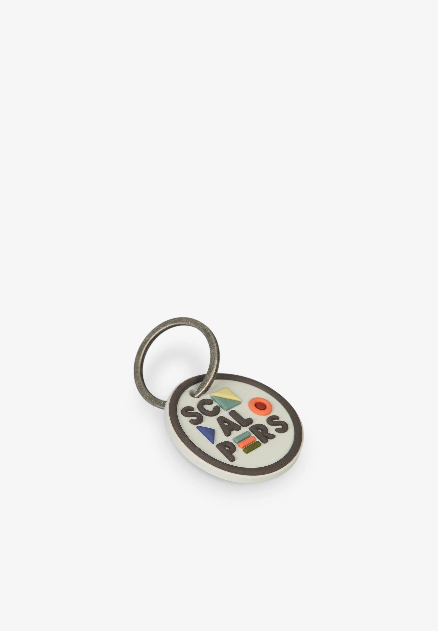 CIRCULAR LOGO KEYCHAIN