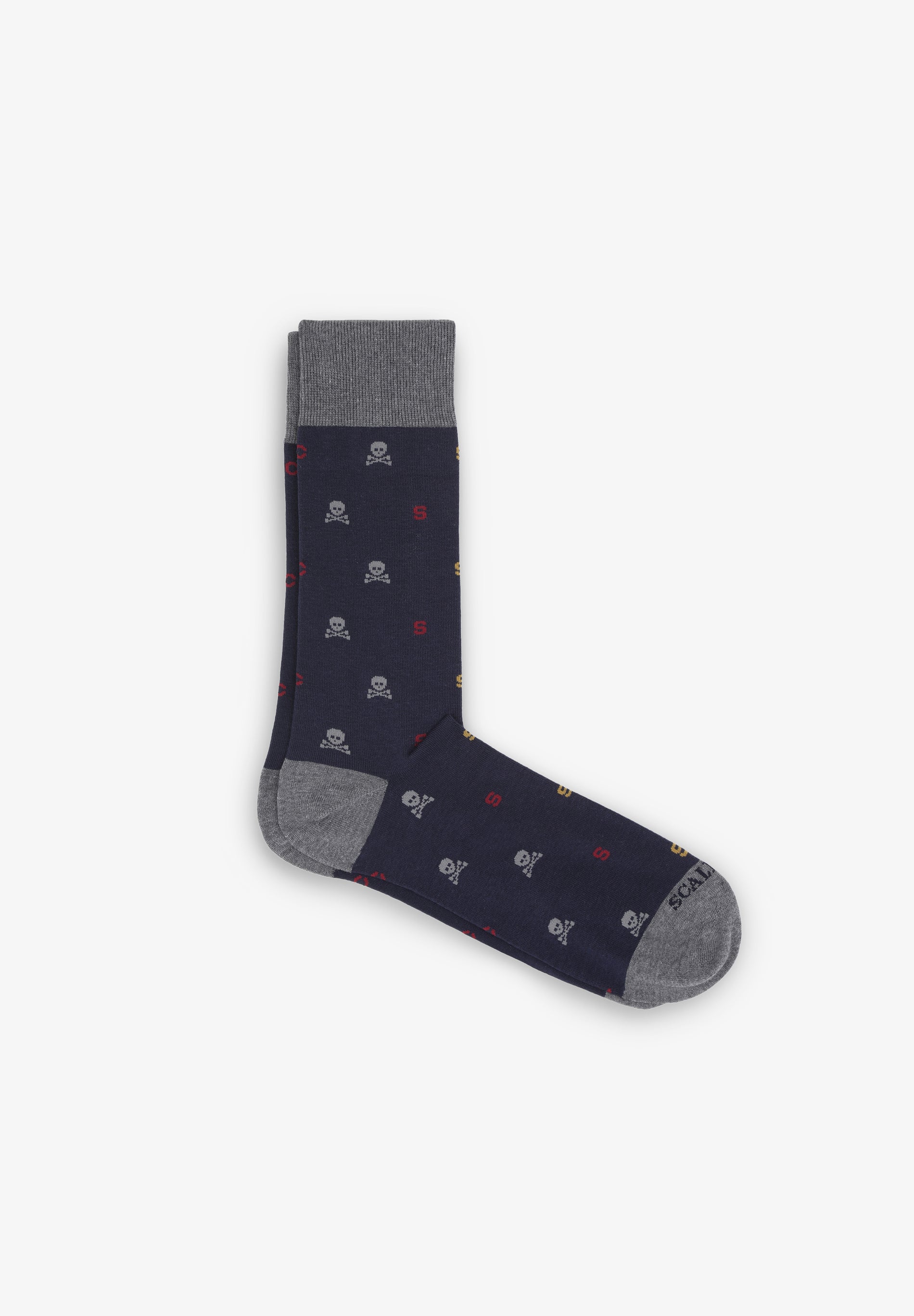 SKULL AND LETTER SOCKS