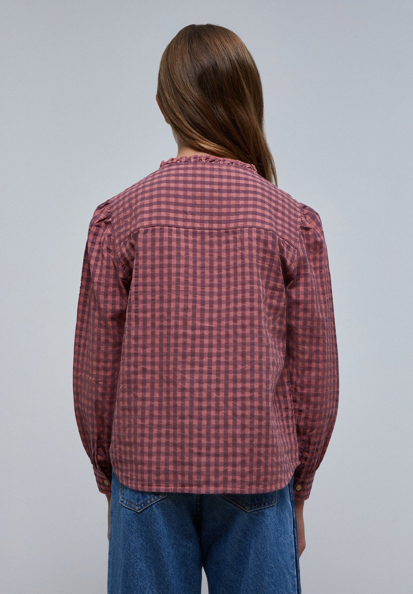 GINGHAM BLOUSE