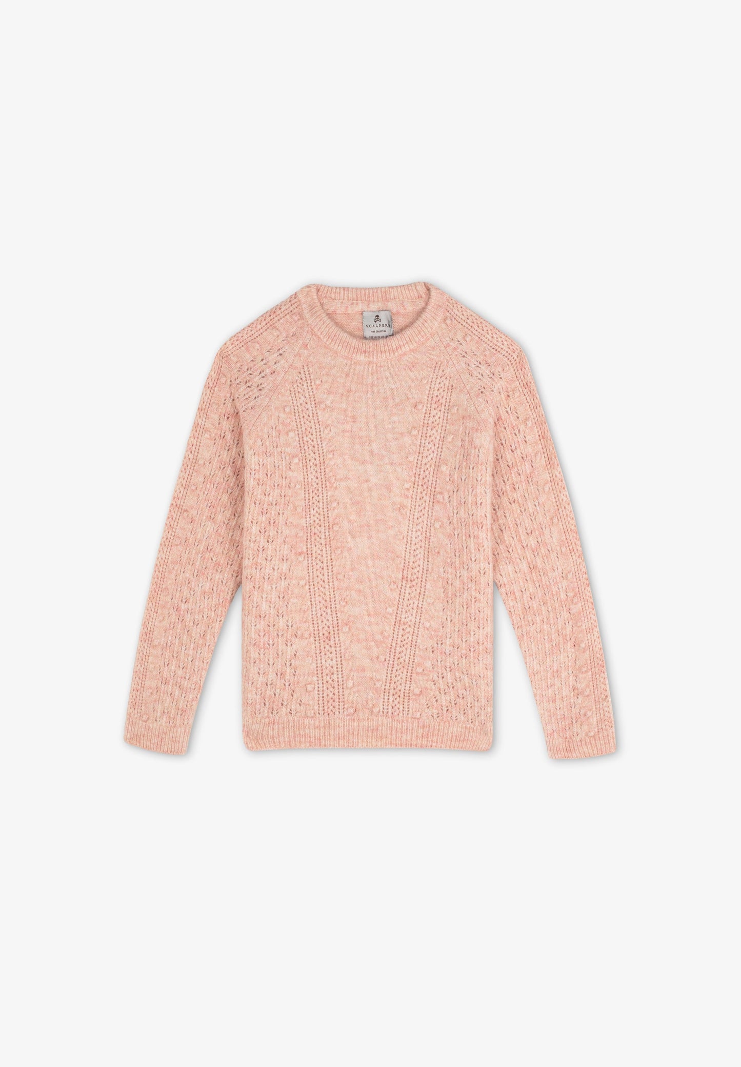 CONTRAST KNIT SWEATER