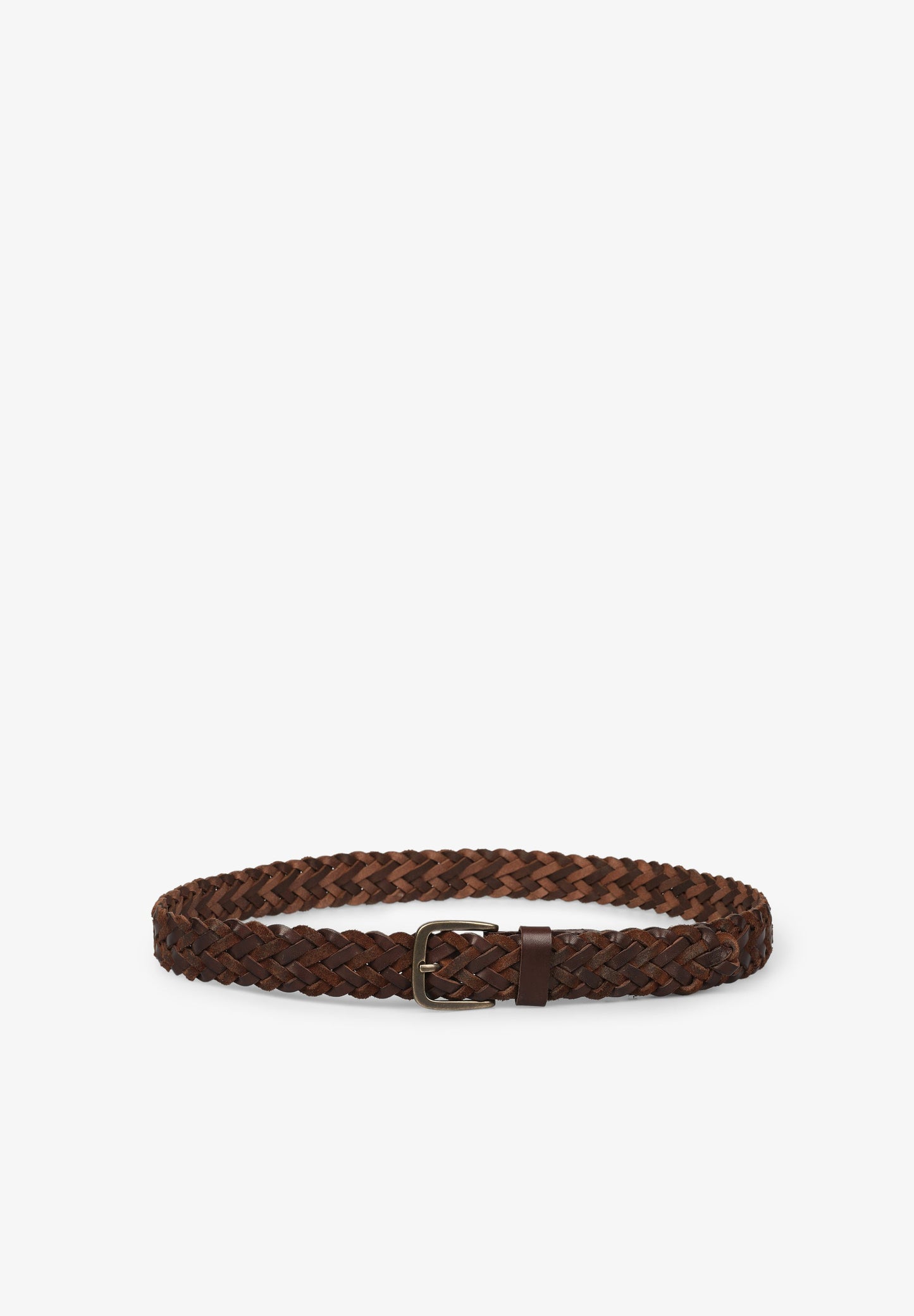 BRAIDED LEATHER BELT