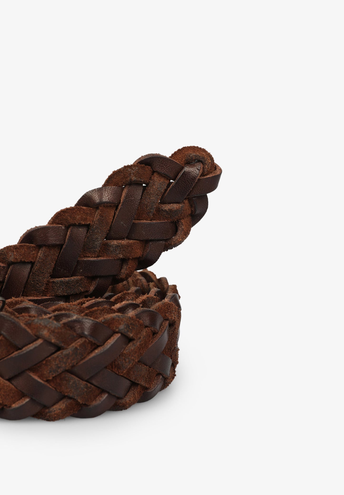 BRAIDED LEATHER BELT