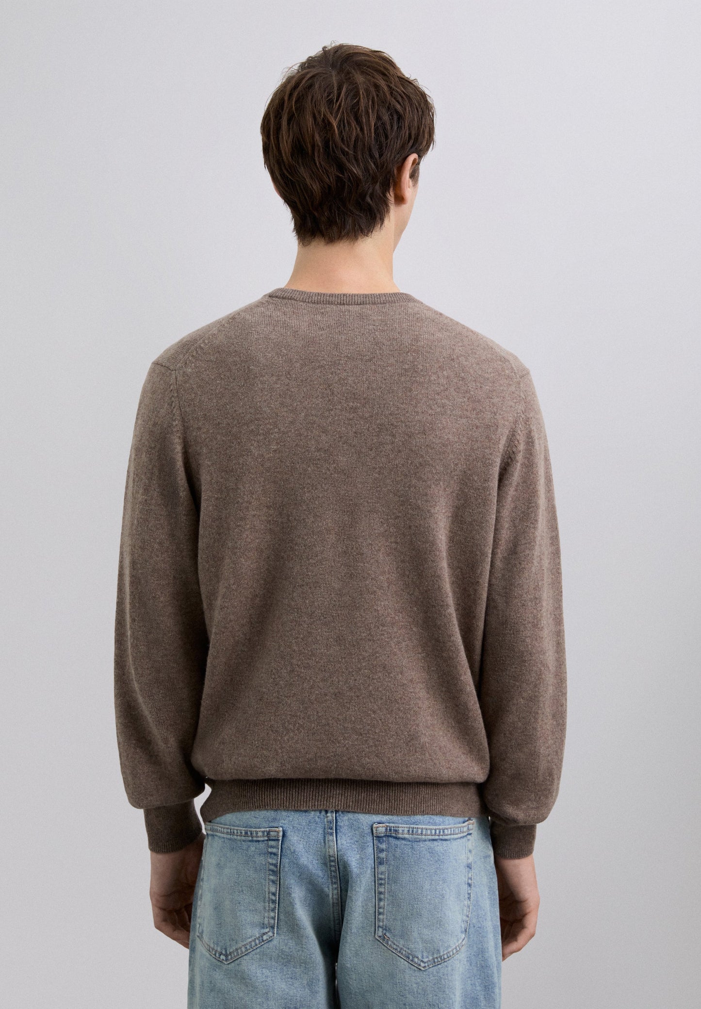 100% CASHMERE CREW NECK SWEATER
