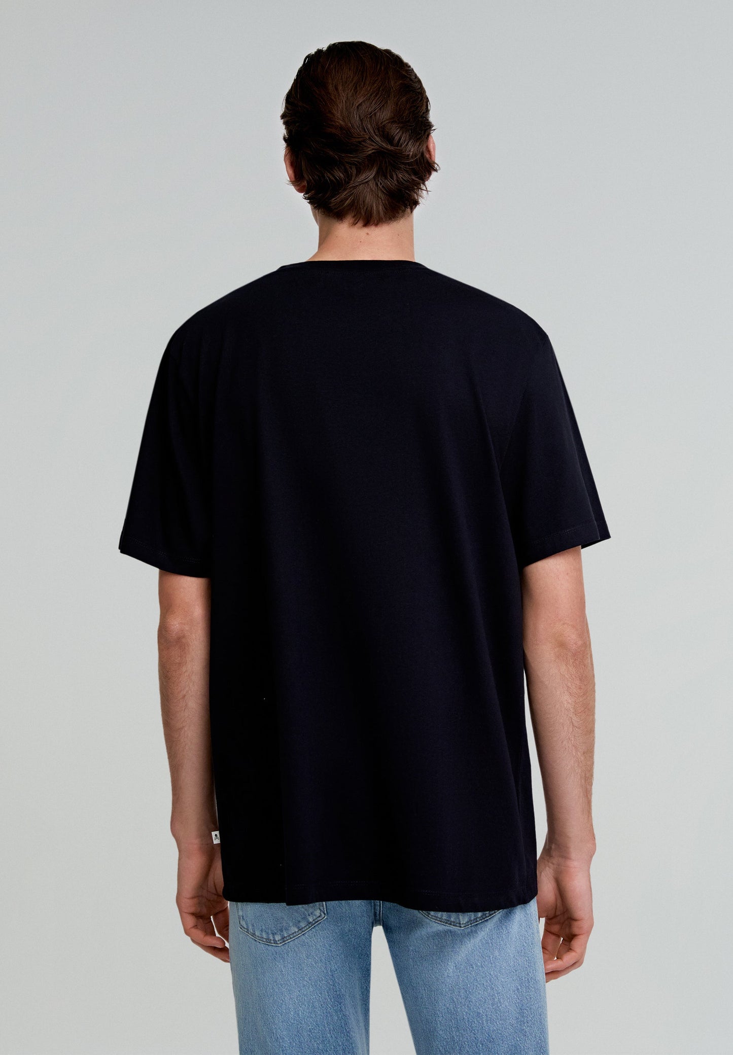 RELAXED FIT SKULL BASIC T-SHIRT