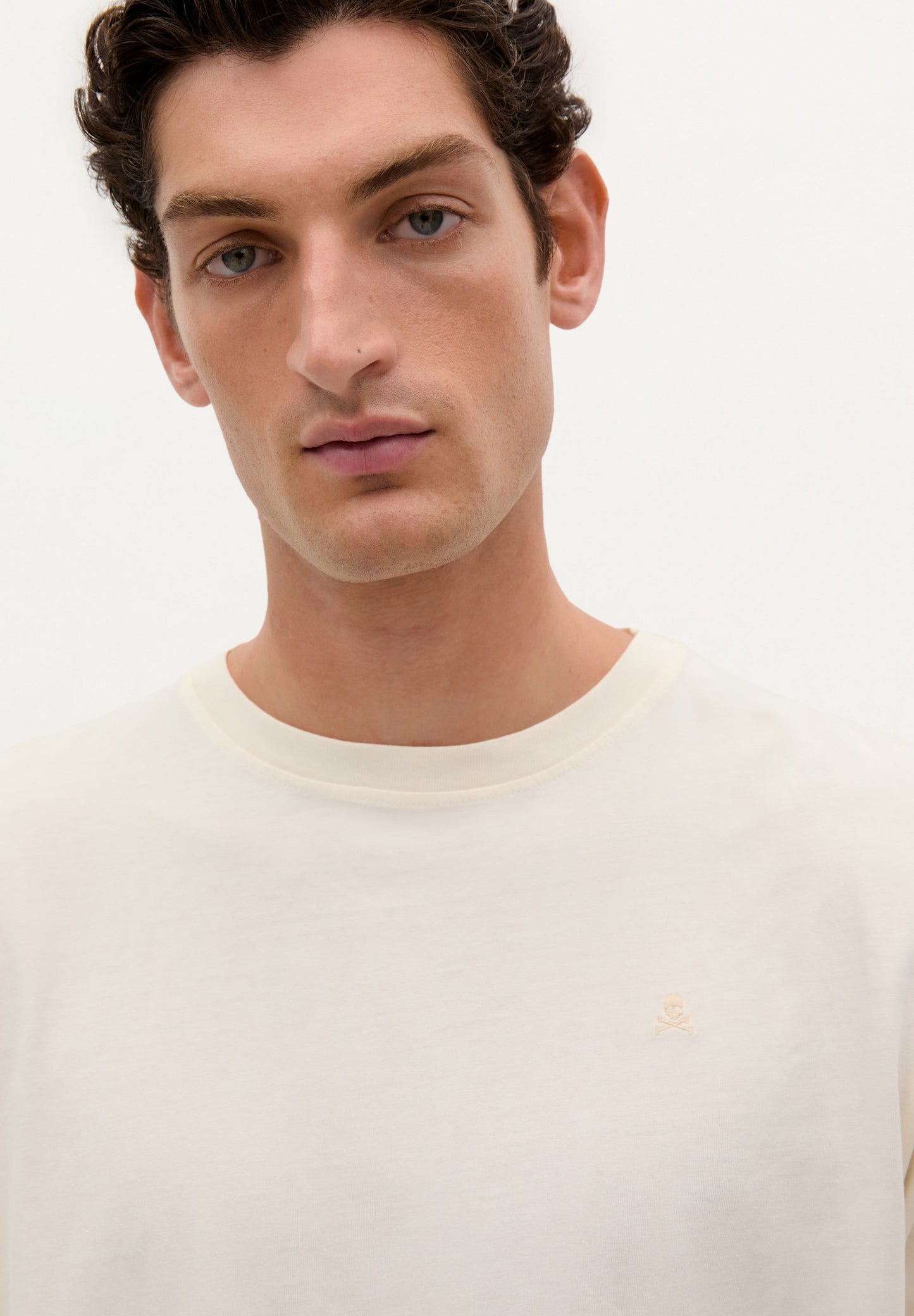 RELAXED FIT SKULL BASIC T-SHIRT