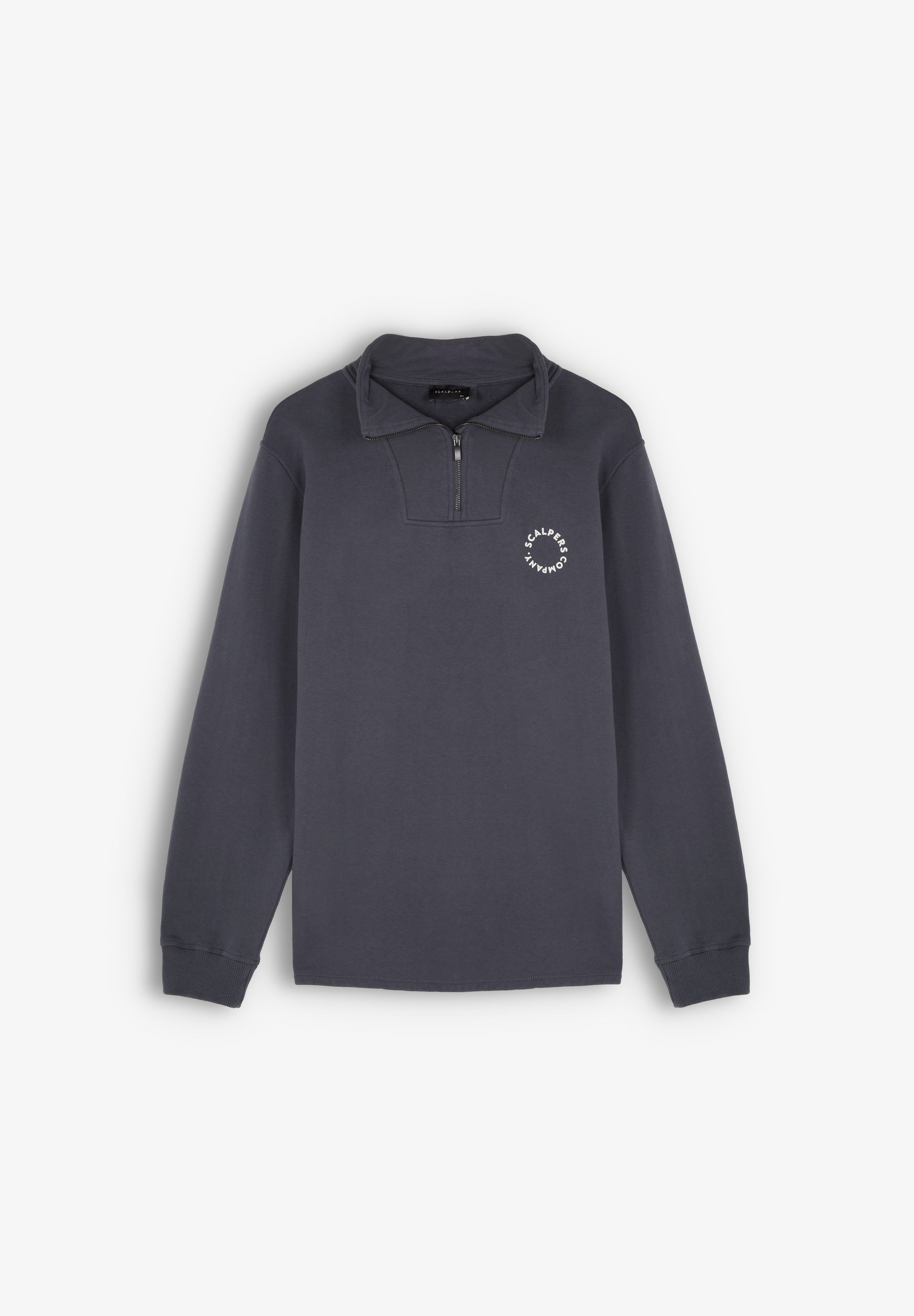 V NECK ZIPPER BT SWEATER