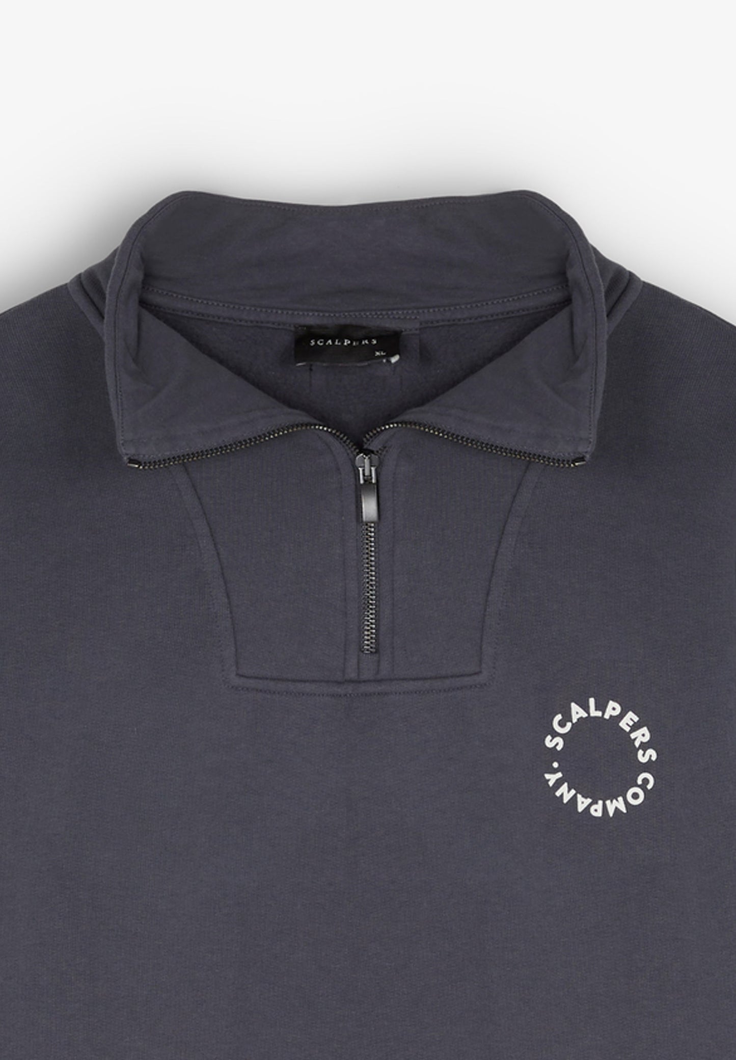 V NECK ZIPPER BT SWEATER