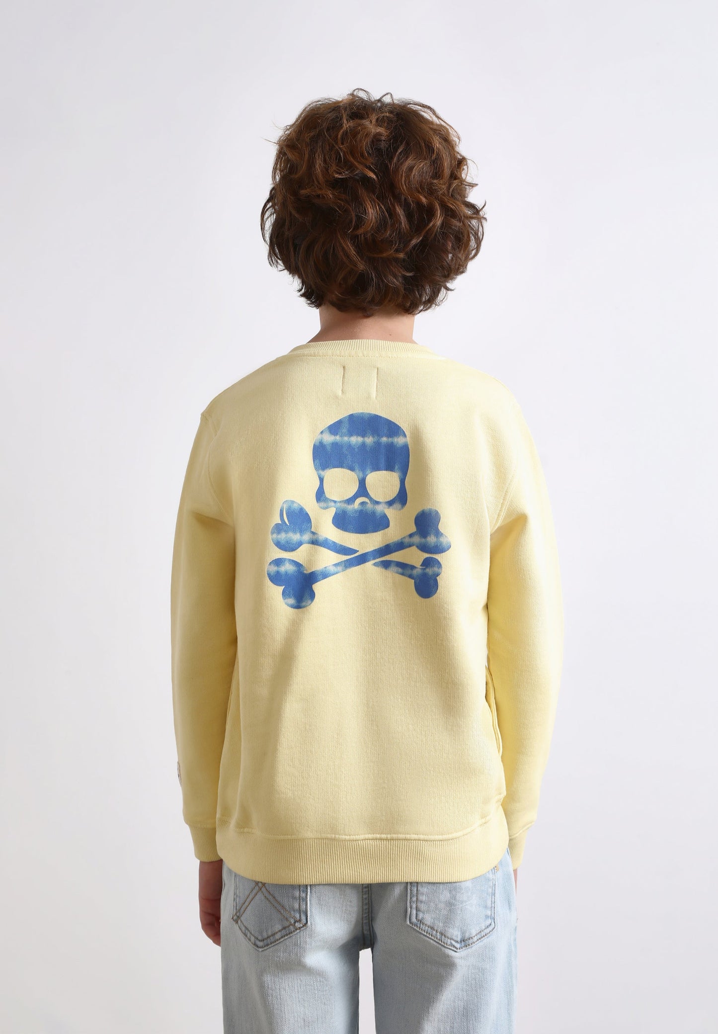 SKULL SWEATSHIRT WITH BUTTONS