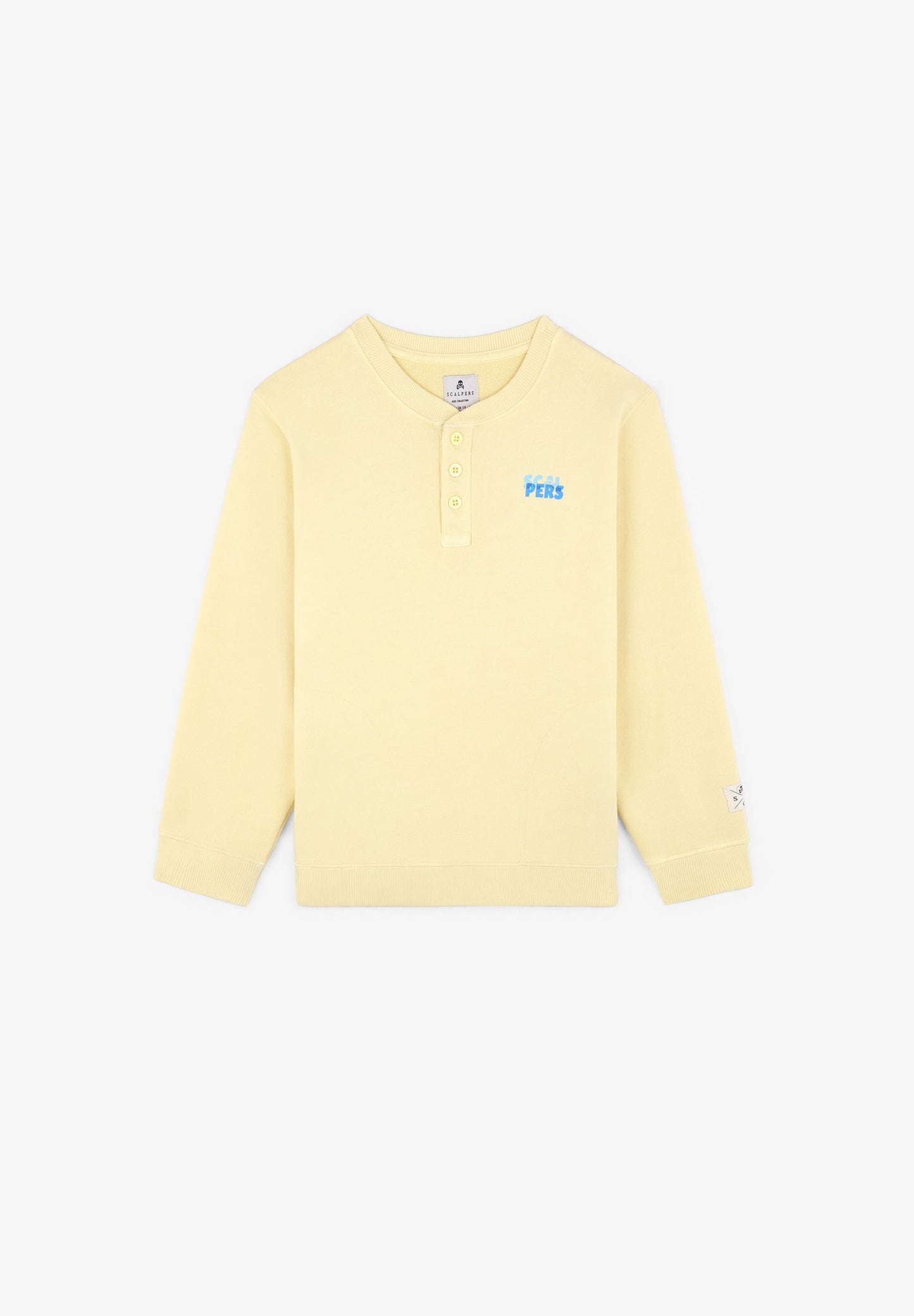 SKULL SWEATSHIRT WITH BUTTONS