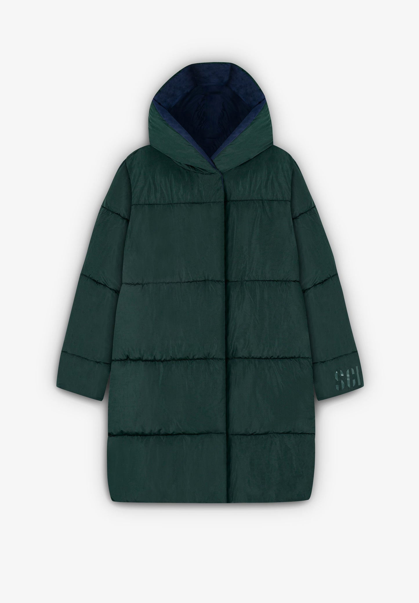 LONG REVERSIBLE QUILTED COAT