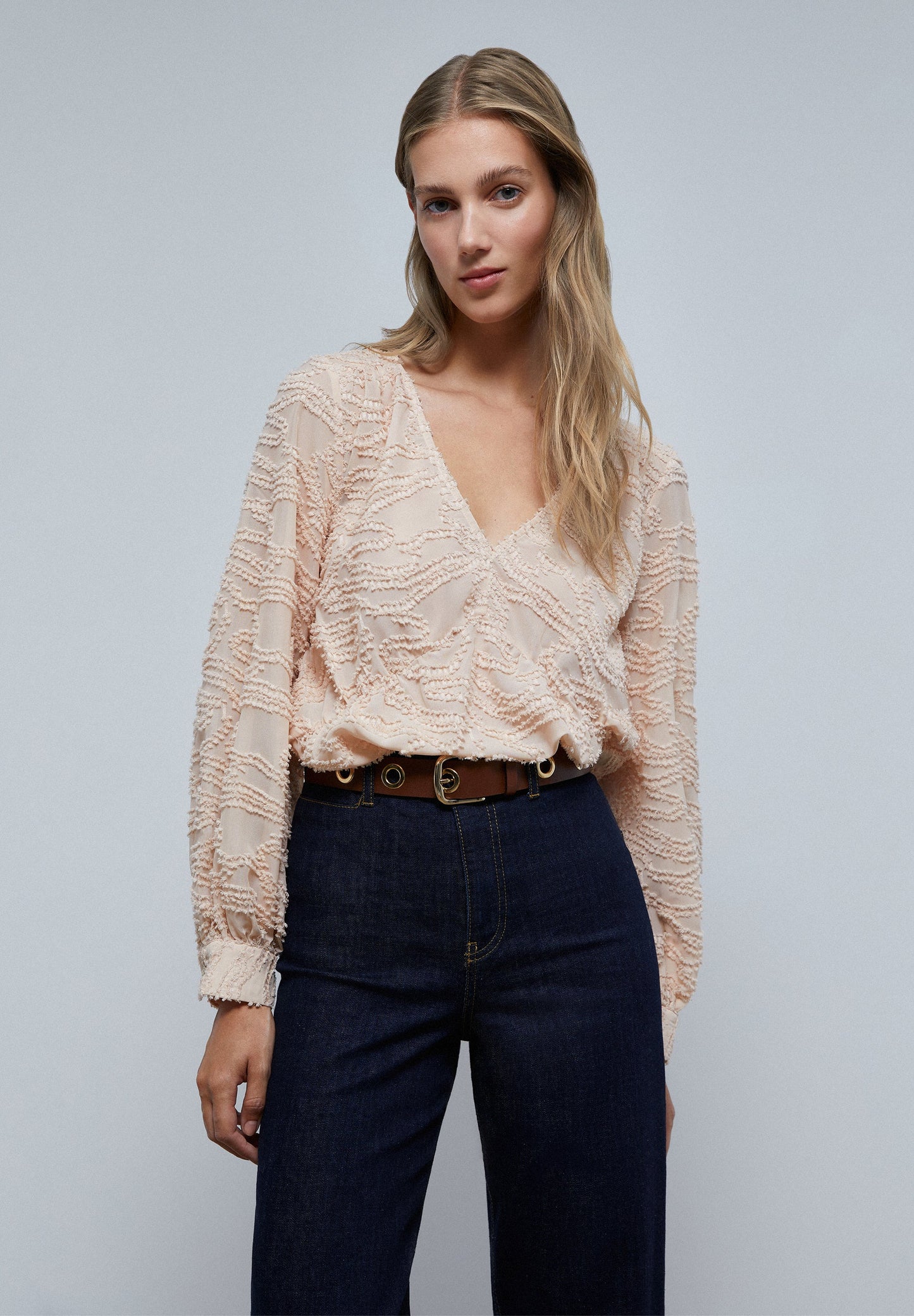JACQUARD BLOUSE