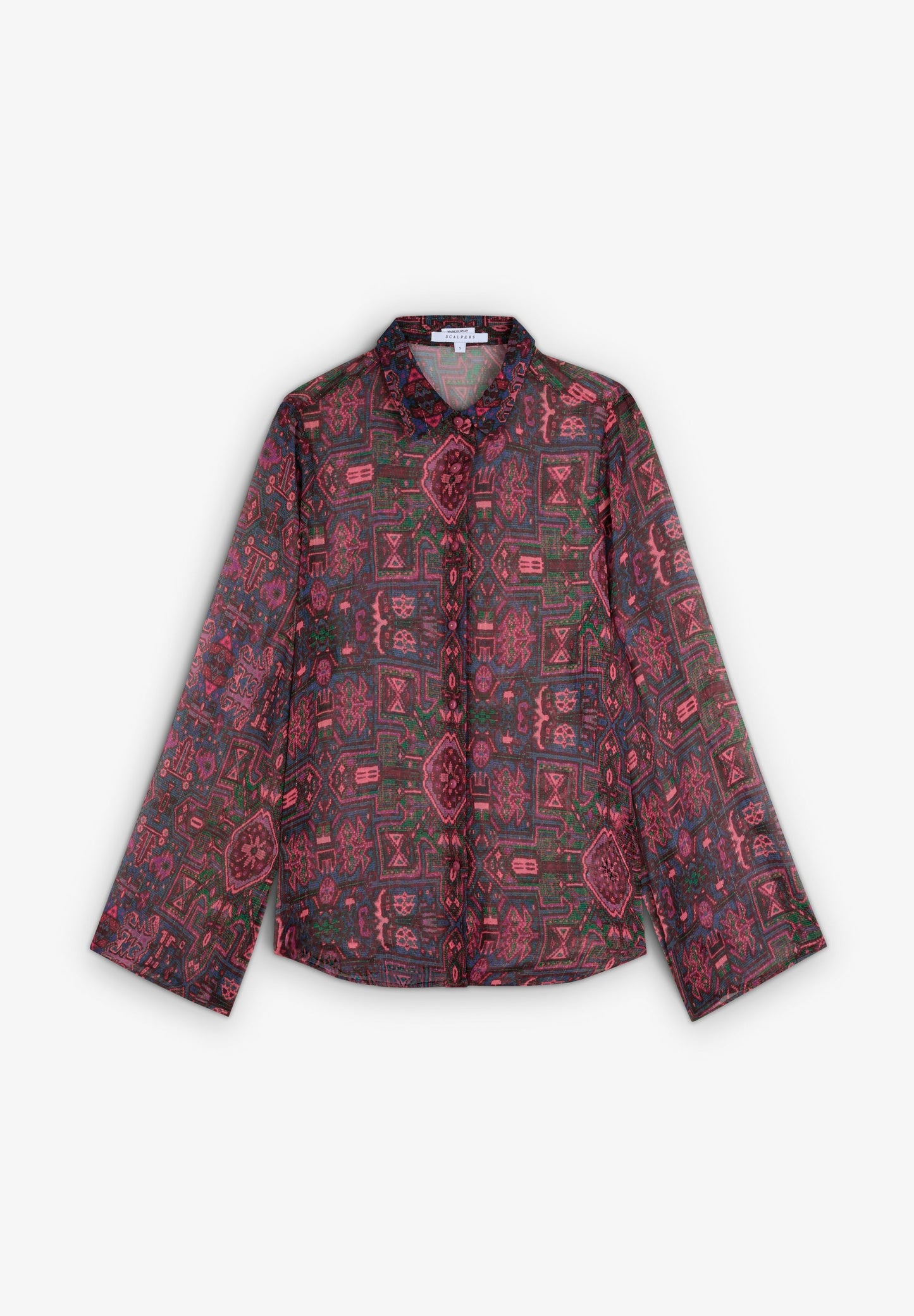 ETHNIC LUREX SHIRT