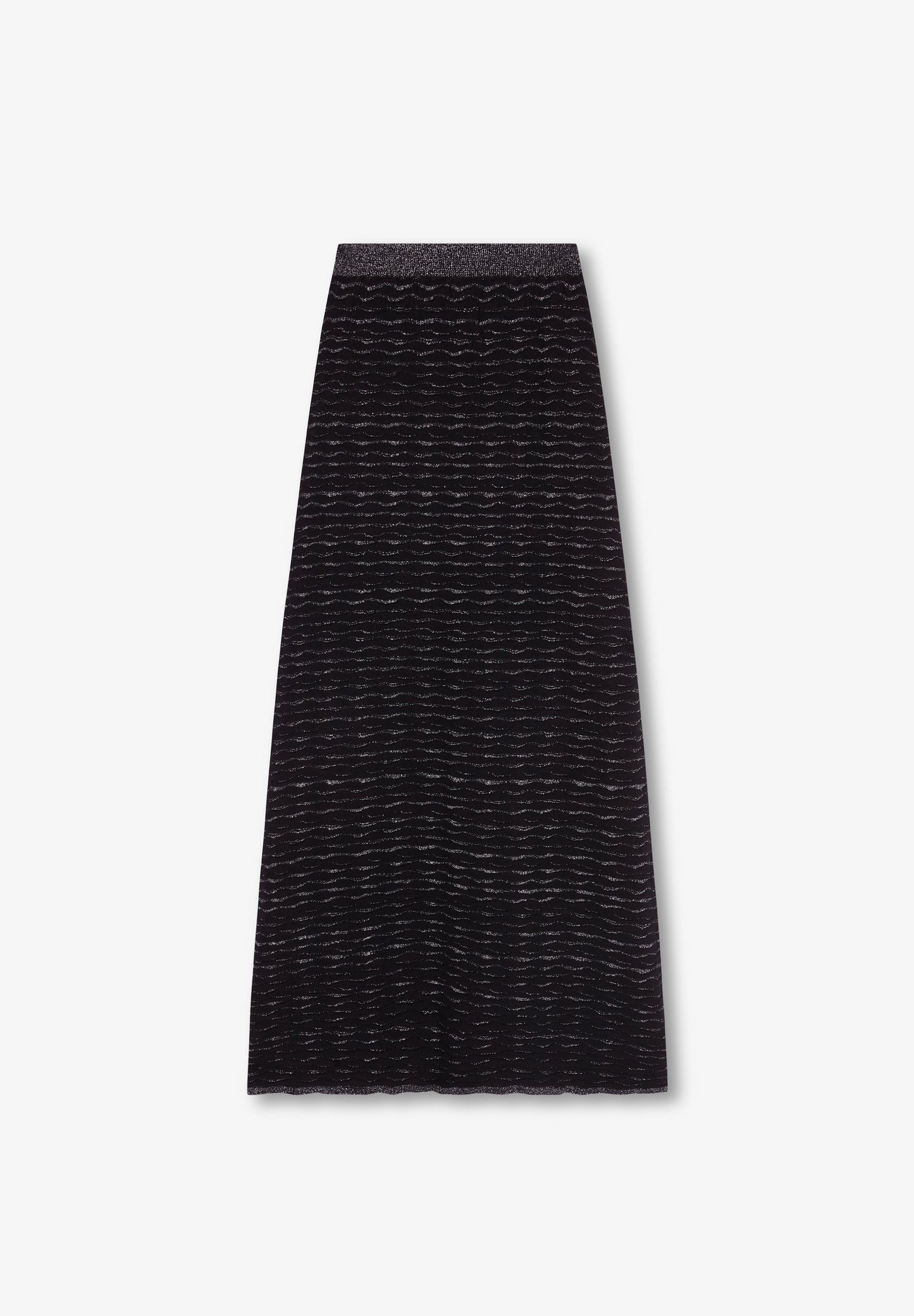 LUREX KNIT MIDI SKIRT