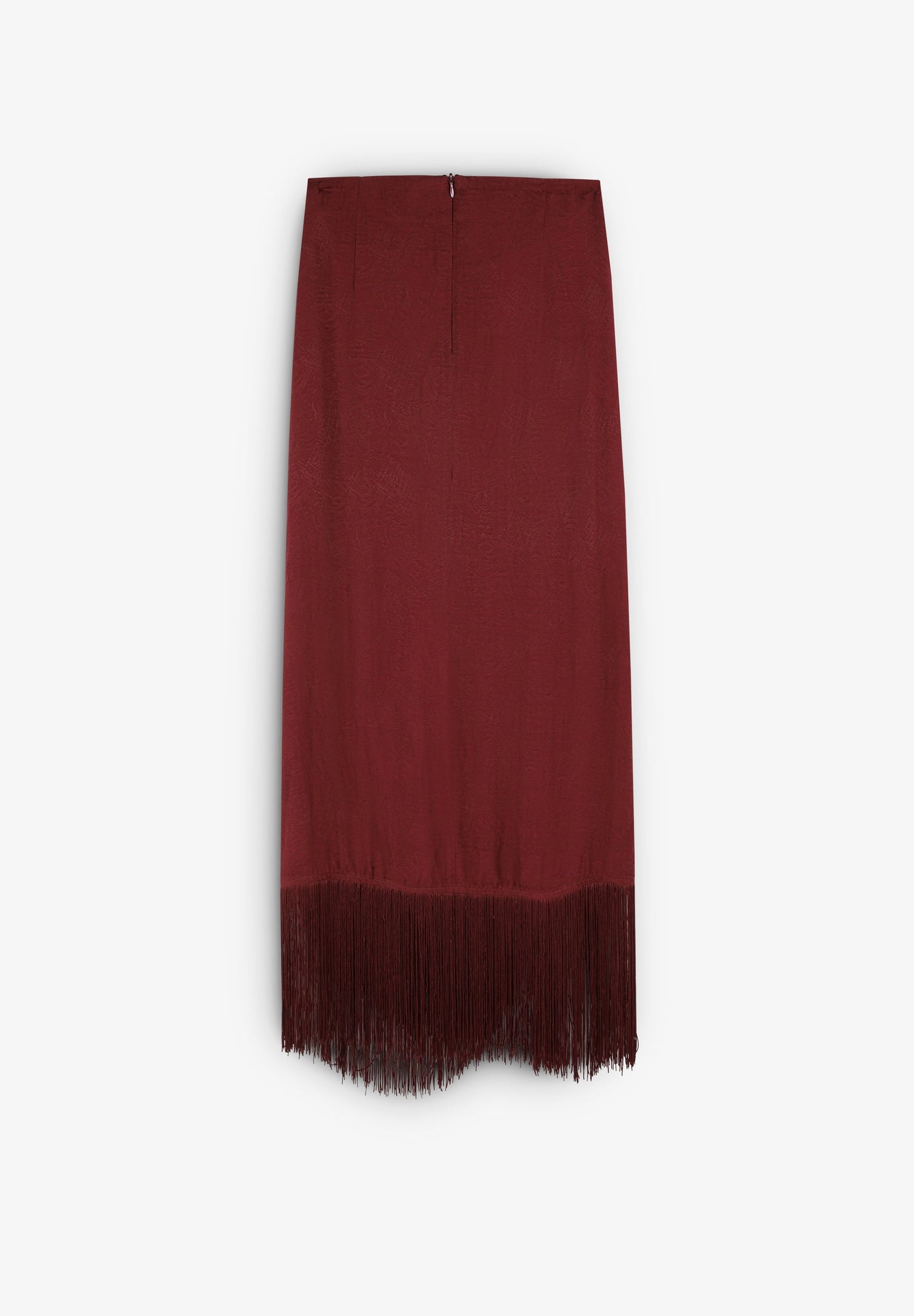 FRINGE JACQUARD SKIRT