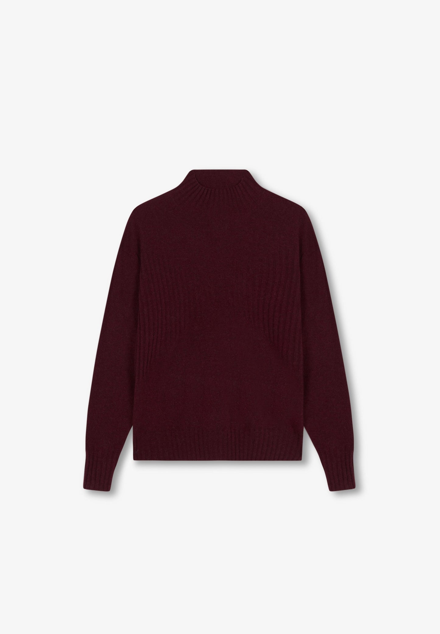 RIBBED TURTLENECK SWEATER