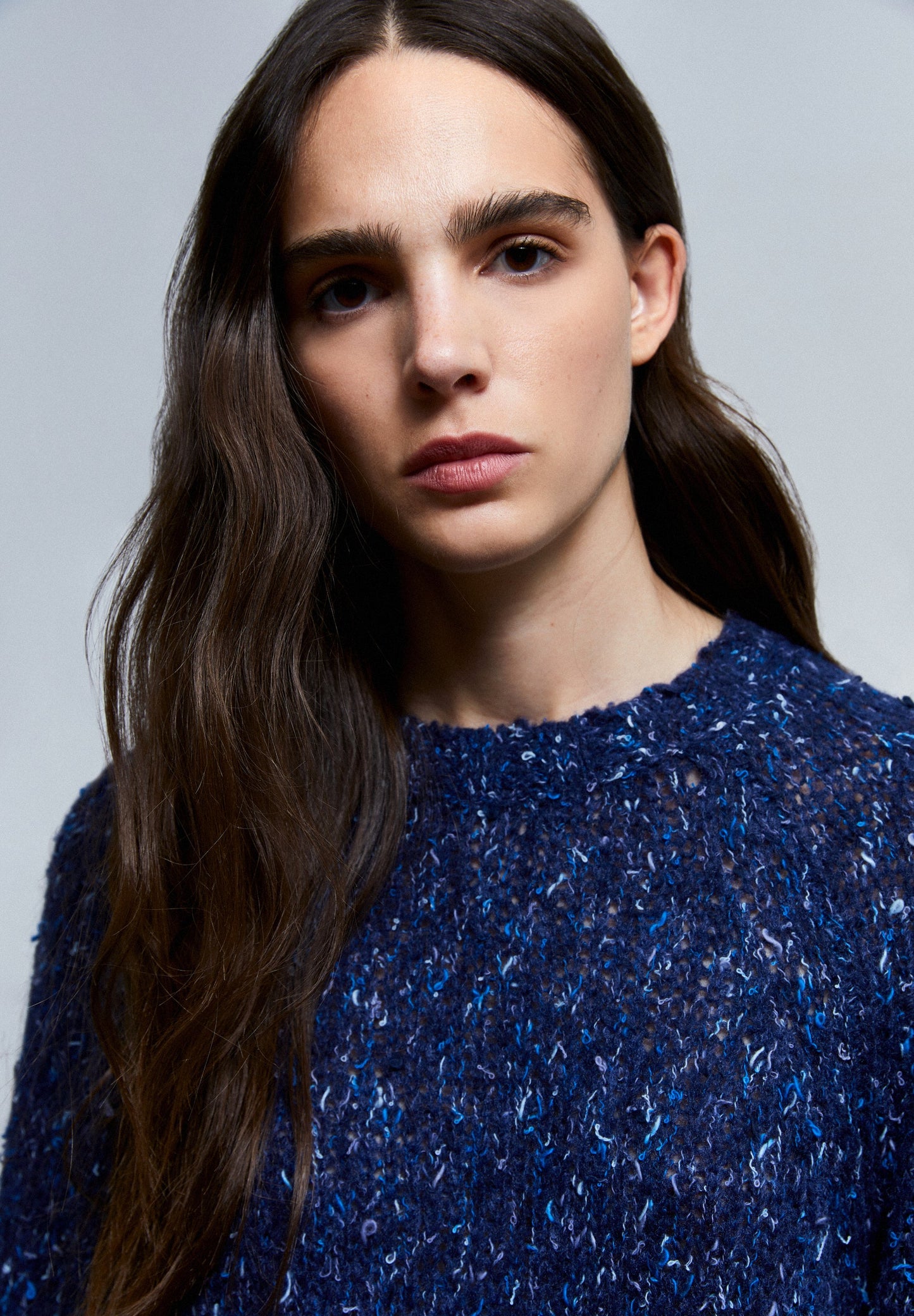 SPECKLED KNIT SWEATER