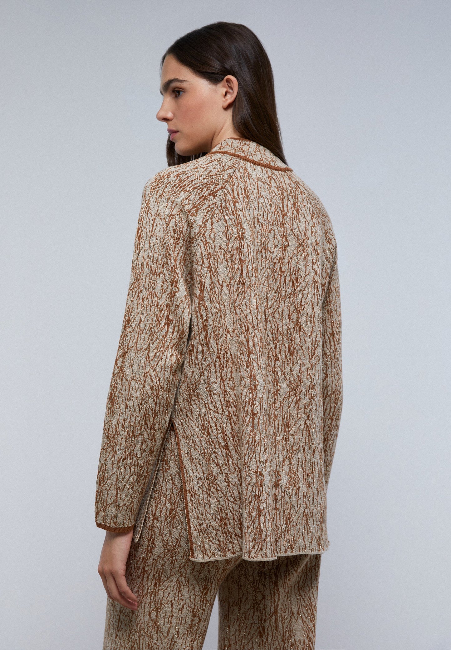 KNIT SWEATER WITH SIDE OPENINGS